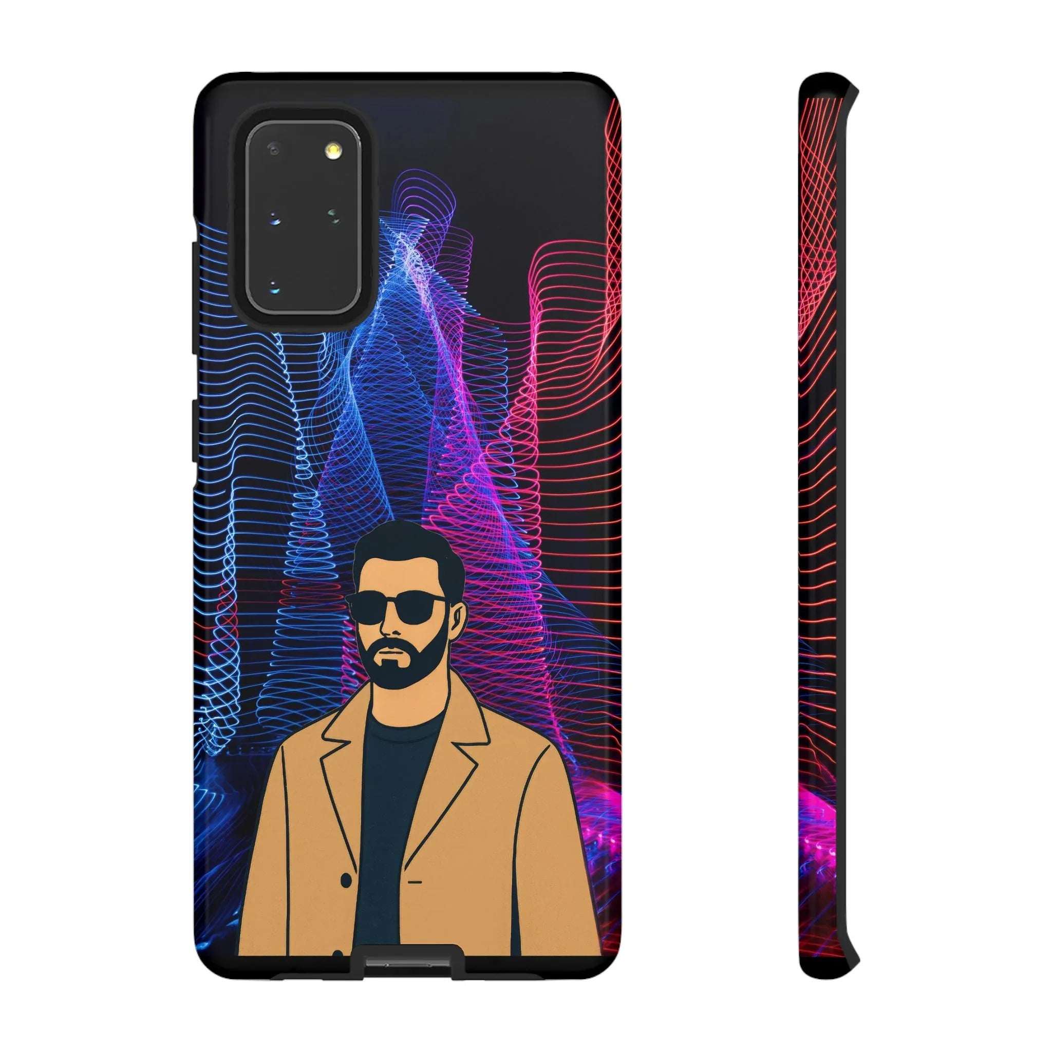 Bearded Style Phone Case for iPhone 11-17 and Galaxy S20-S25 - KARARMDESIGN