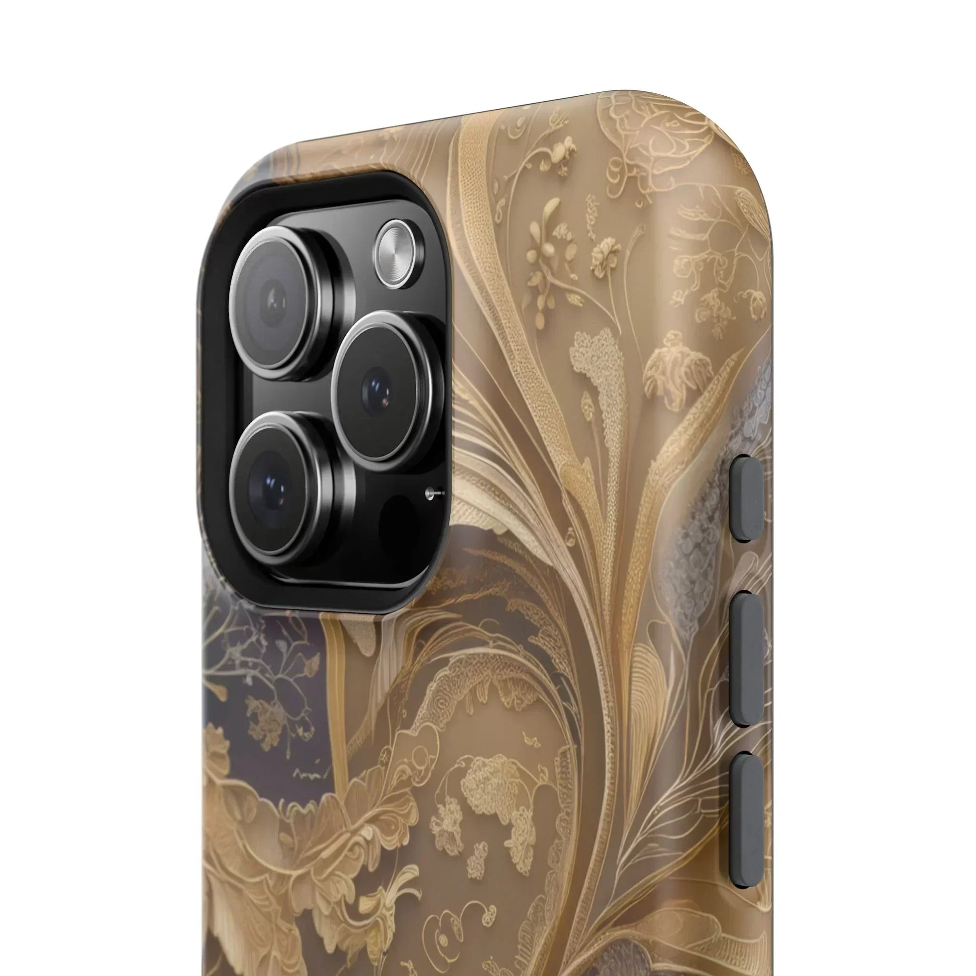 Botanical Luxury Design Impact-Resistant Phone Case for iPhone 12-16 and Galaxy S21-S22 Models - KarArmDesign