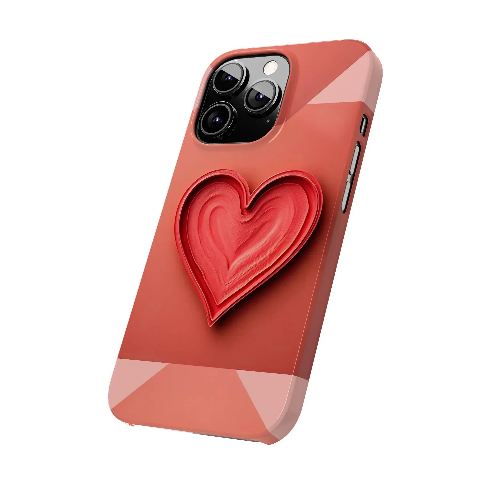 Heart Design Phone Case for iPhone 11-17 - KARARMDESIGN