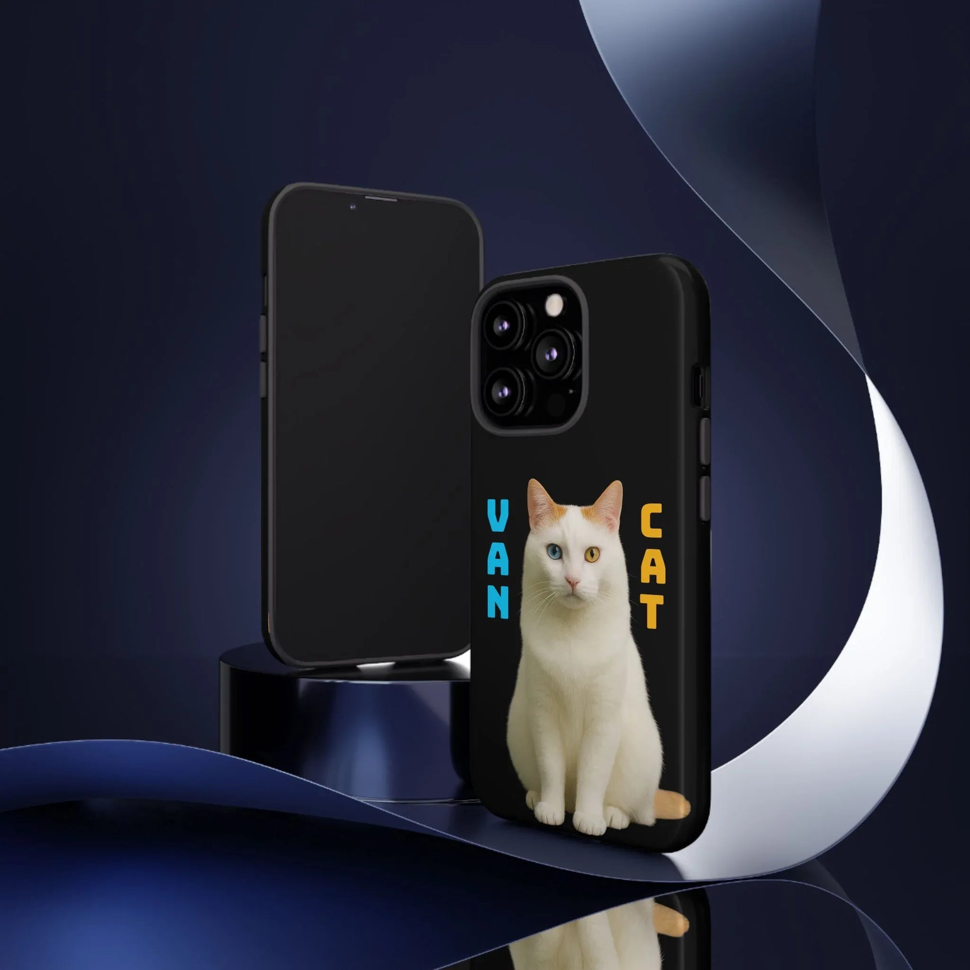 VAN CAT Phone Case for iPhone 8-17 and Galaxy S20-S25 - KARARMDESIGN