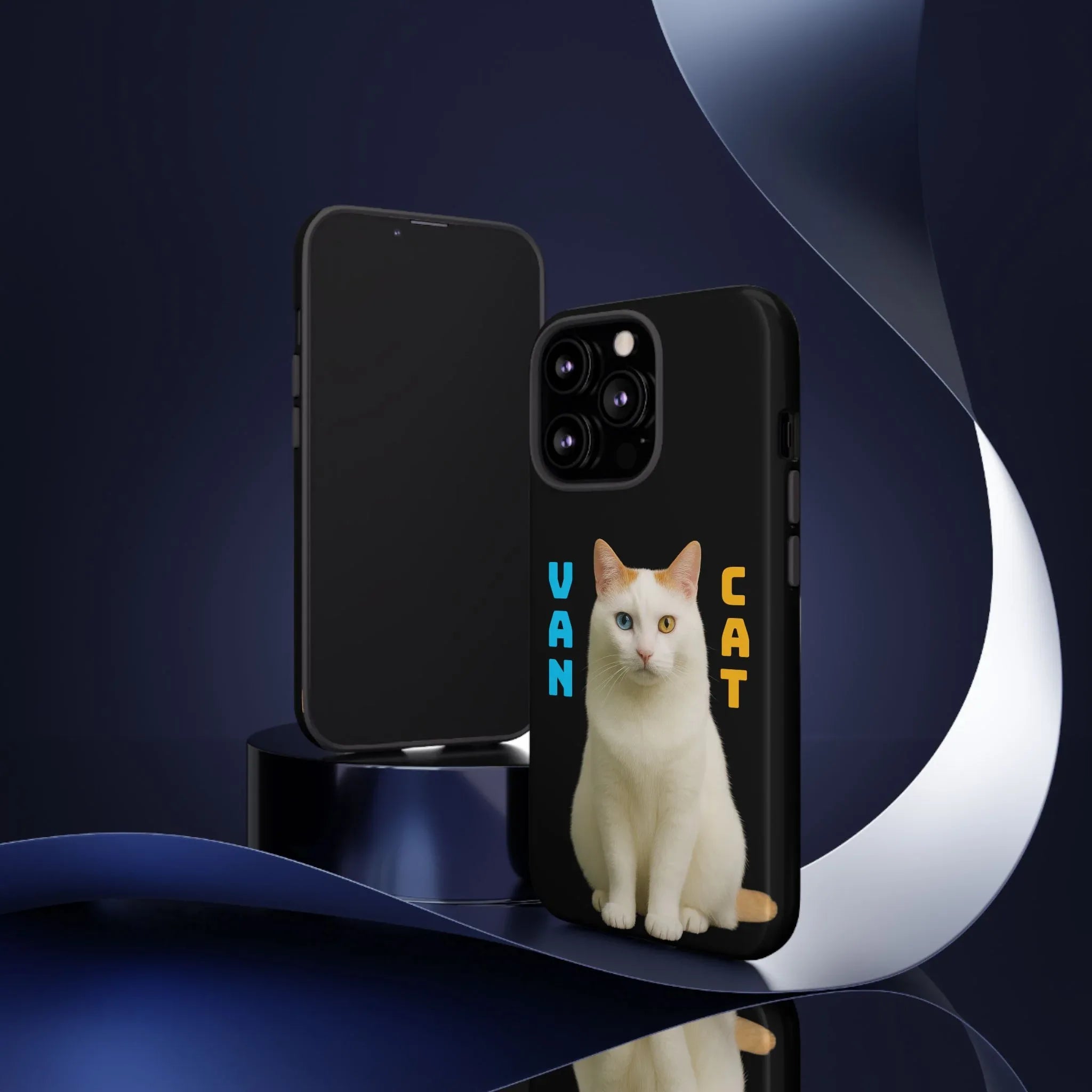 VAN CAT Phone Case for iPhone 8-17 and Galaxy S20-S25 - KARARMDESIGN