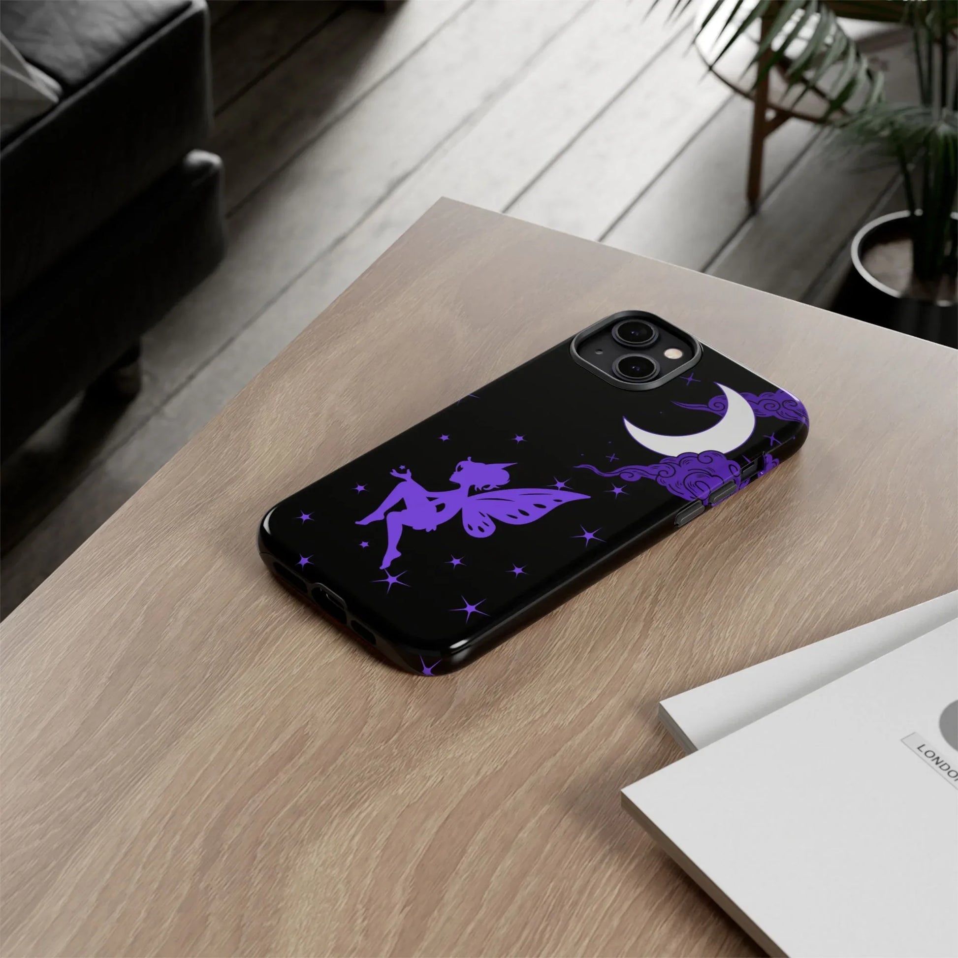Moonlit Fairy Phone Case for iPhone 8-16 and Galaxy S10-S23 - KARARMDESIGN