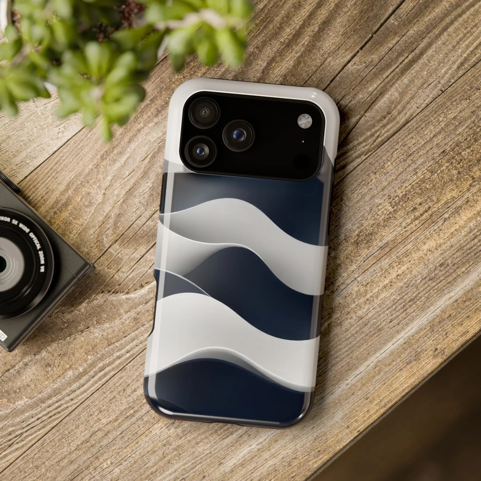 Ocean Flow Phone Case for iPhone 11-17 and Galaxy S21-S22 - KARARMDESIGN