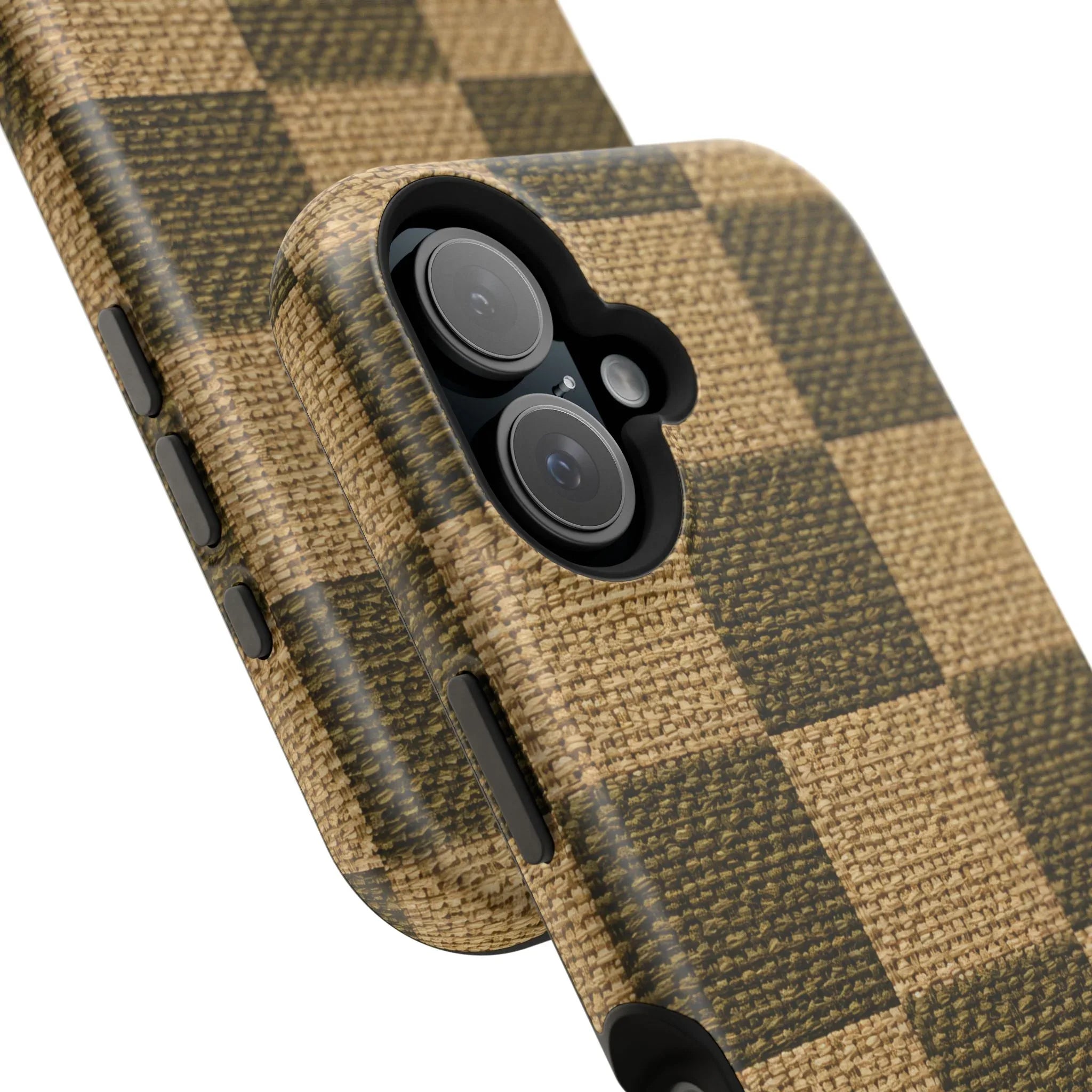 Rustic Woven Phone Case for iPhone 11-17 and Galaxy S21-S22 - KARARMDESIGN