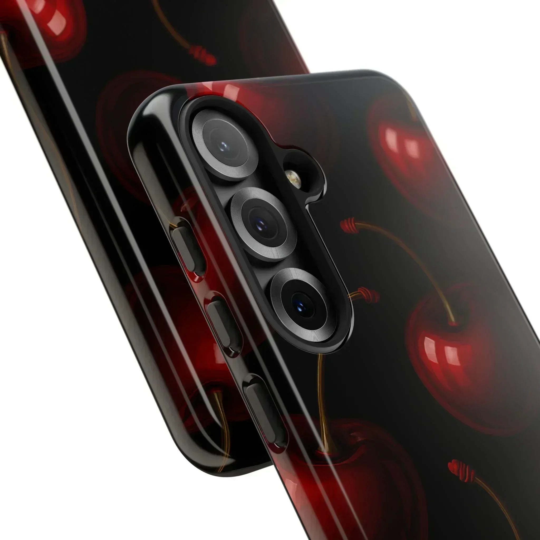 Cherry Phone Case for iPhone X-16 and Galaxy S20-S25 - KARARMDESIGN