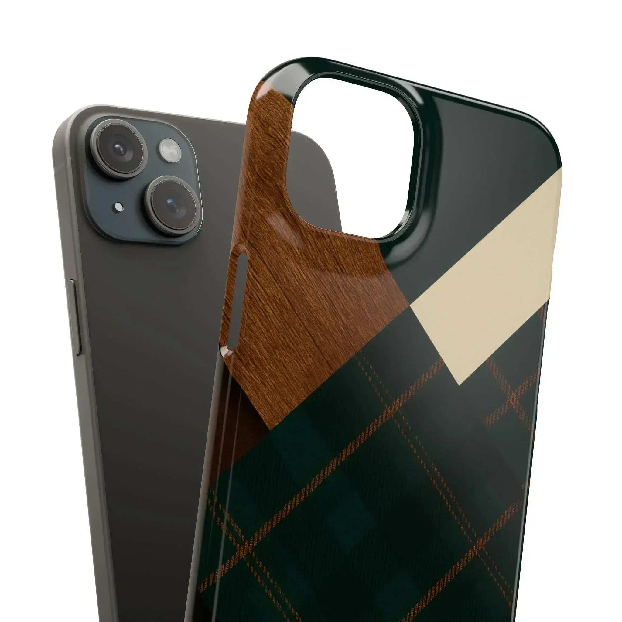 Rustic Green Phone Case for iPhone 8-16 and Galaxy S20-S24 - KARARMDESIGN
