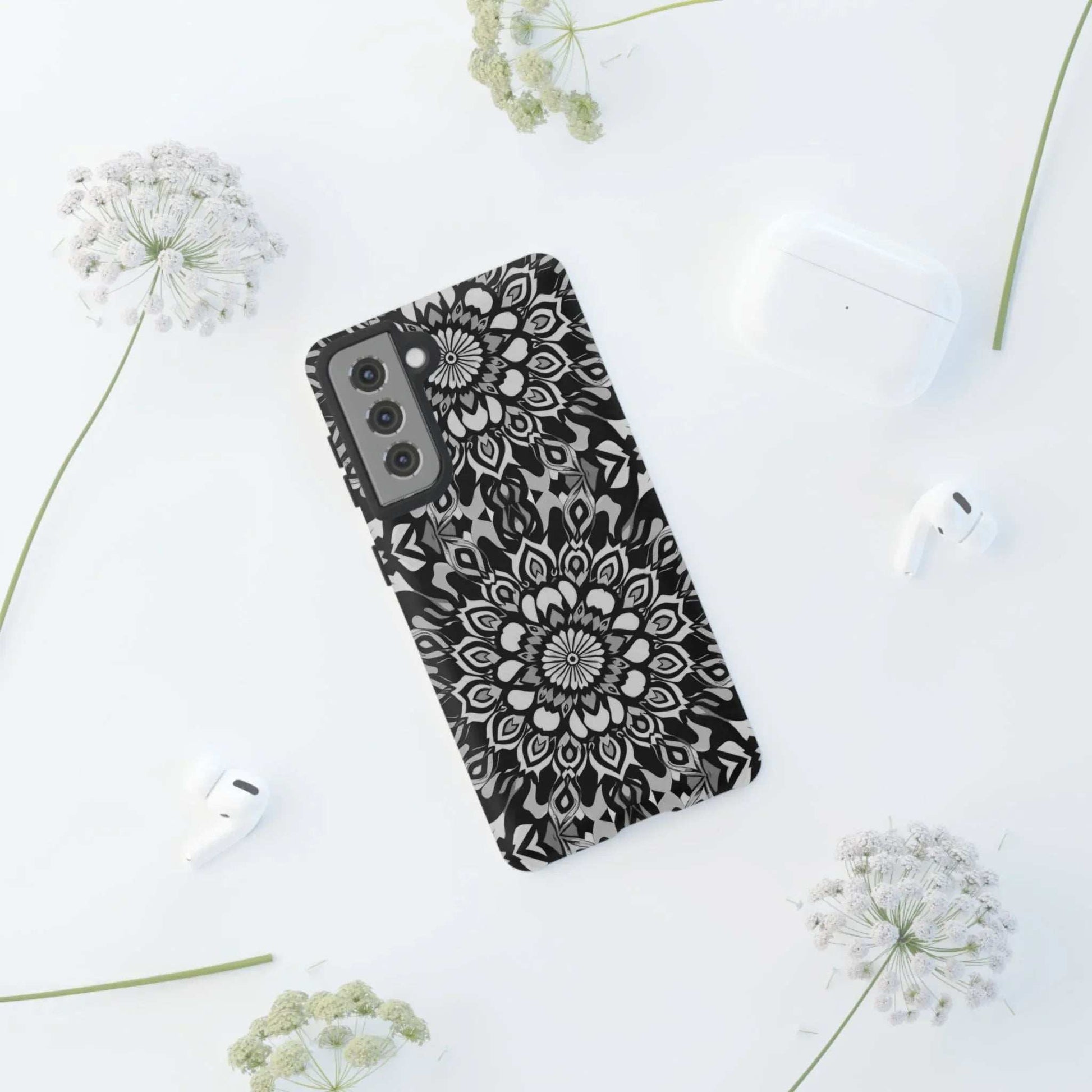 Mandala Phone Case for iPhone and Galaxy - KARARMDESIGN