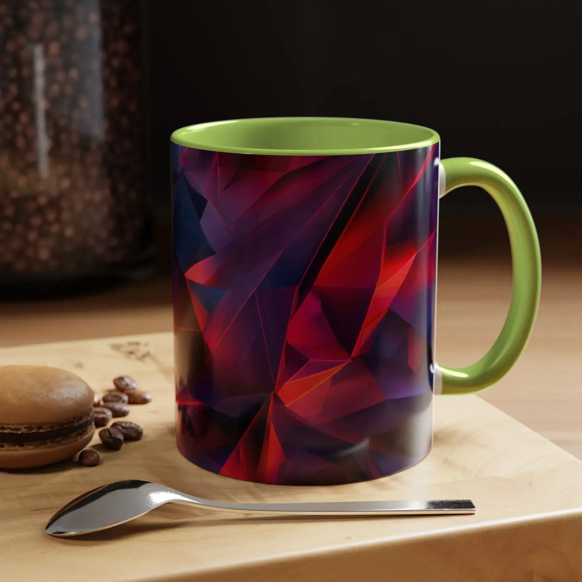 Crystalline Ember Ceramic Mug - Accent Coffee Mug (11, 15oz) - KARARMDESIGN