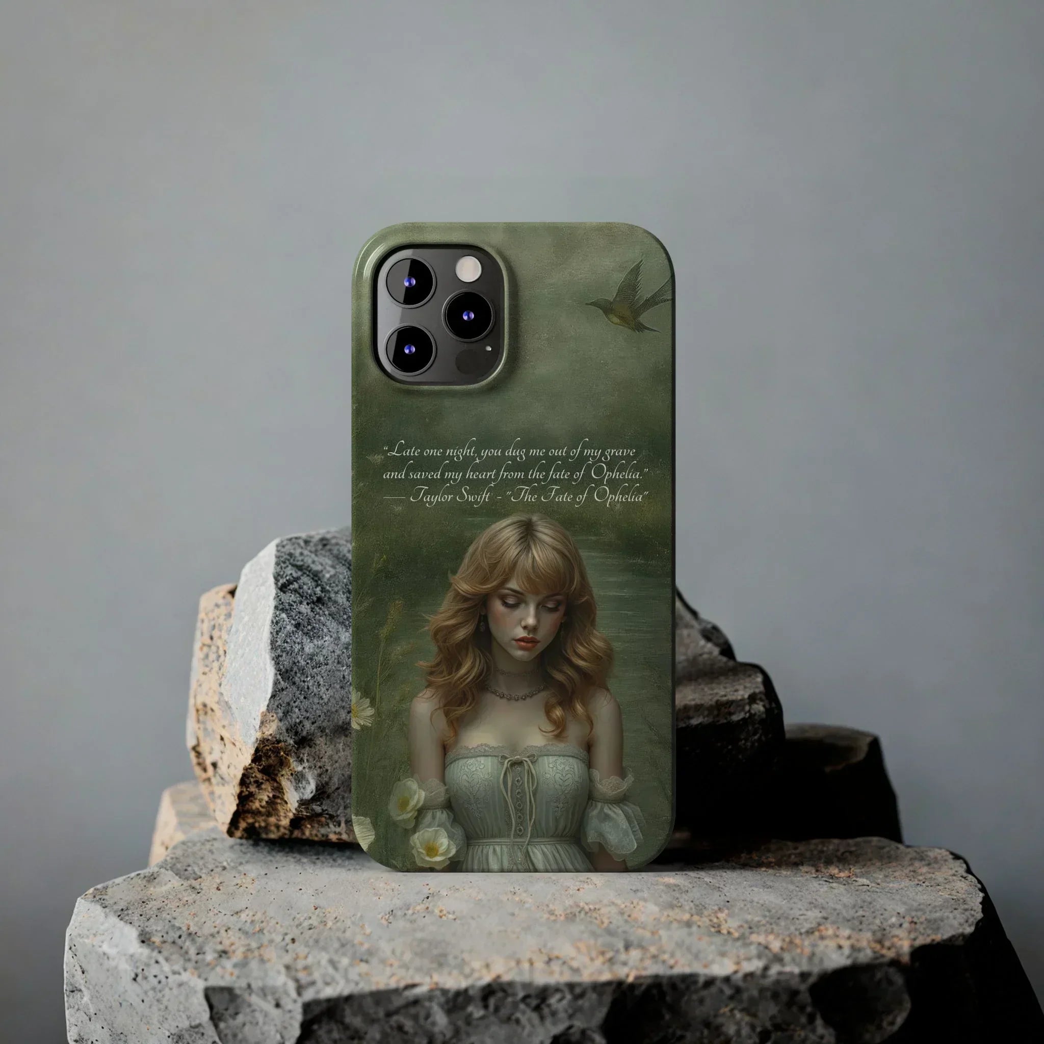 "Melancholic Ophelia" Phone Case for iPhone 11-17 Models - KARARMDESIGN