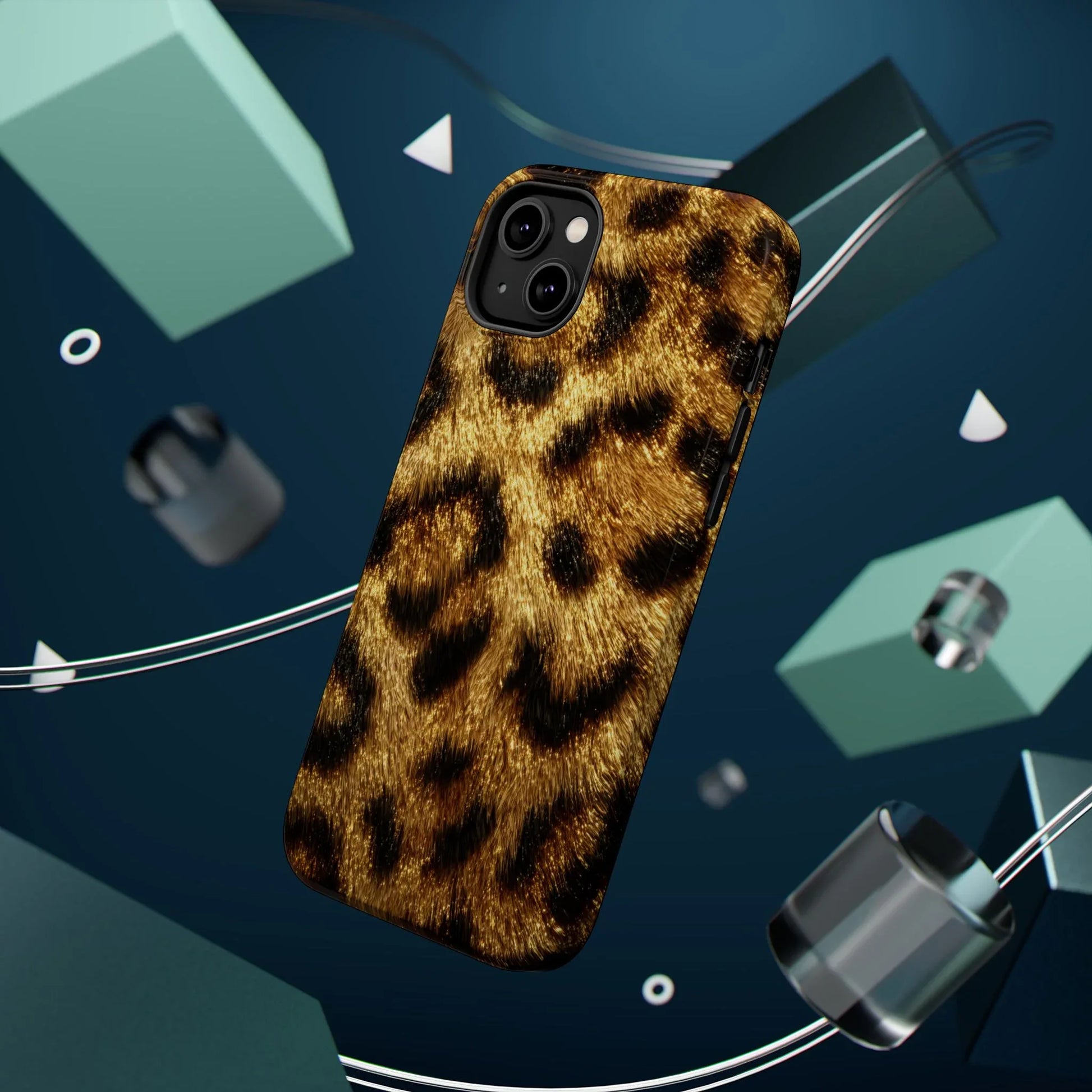 Leopard Print Phone Case for iPhone 13-17 - KARARMDESIGN