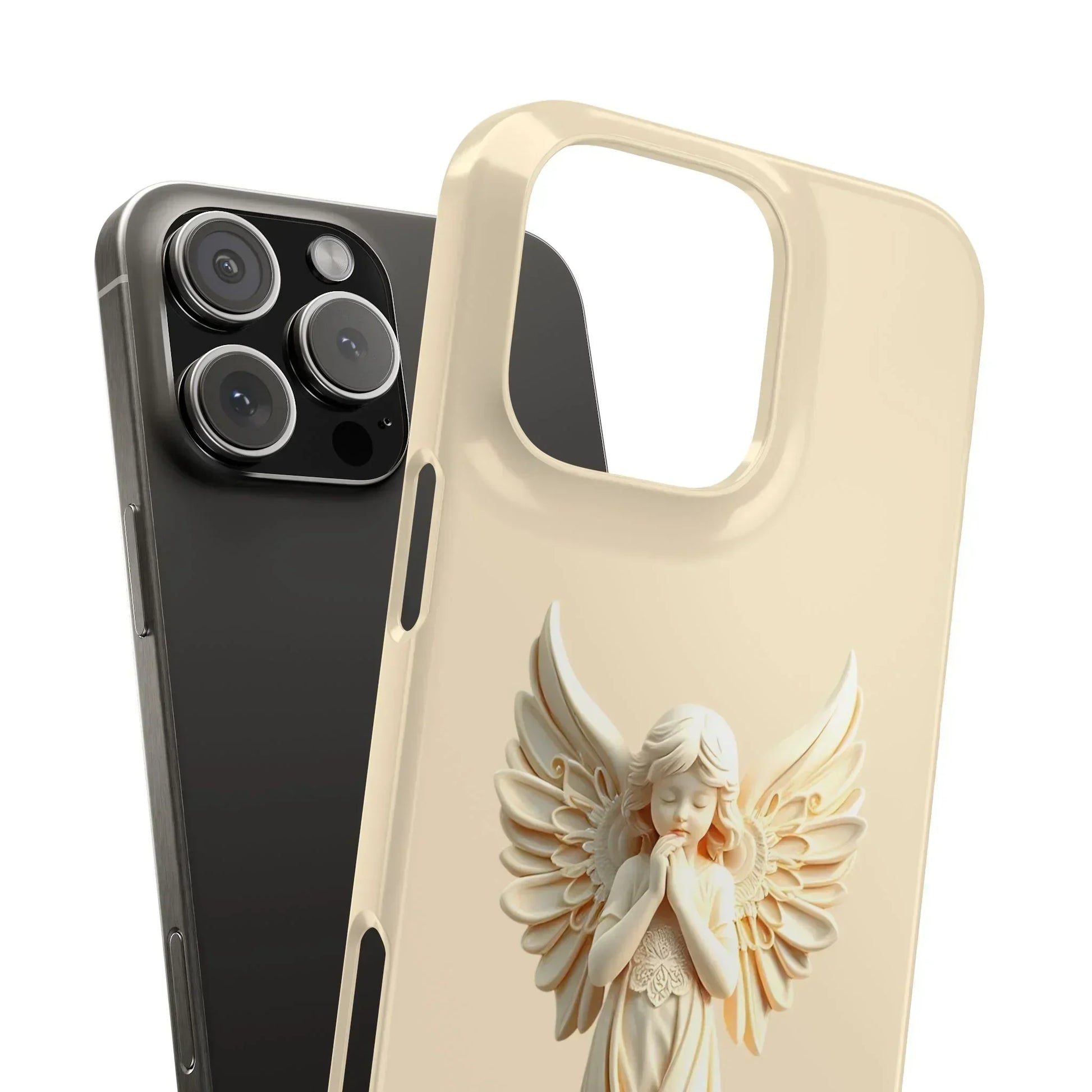 Heavenly Angel Phone Case for iPhone 7-16 and Samsung Galaxy S10-S24 Models - KarArmDesign