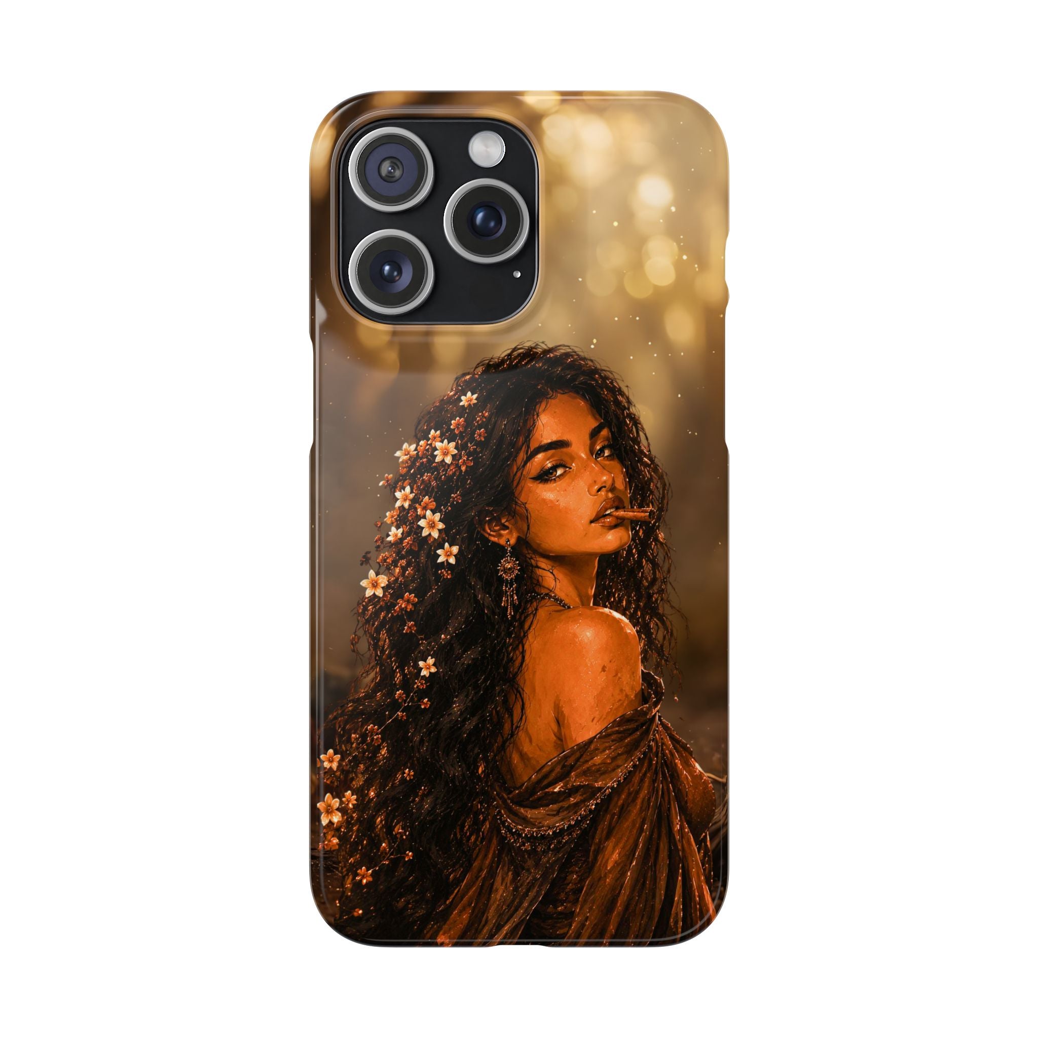 Cinnamon Girl Phone Case for iPhone 11-17 & Samsung Galaxy S20-S26