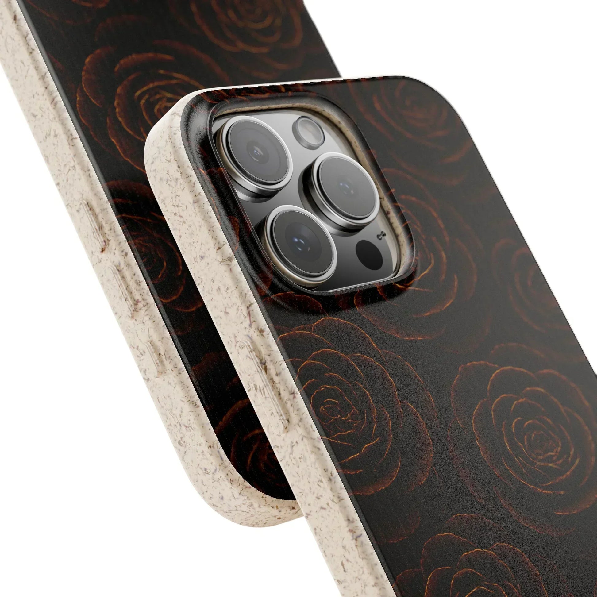Wooden Roses Phone Case for iPhone 11-16 and Samsung Galaxy S20-S22 Models - KarArmDesign