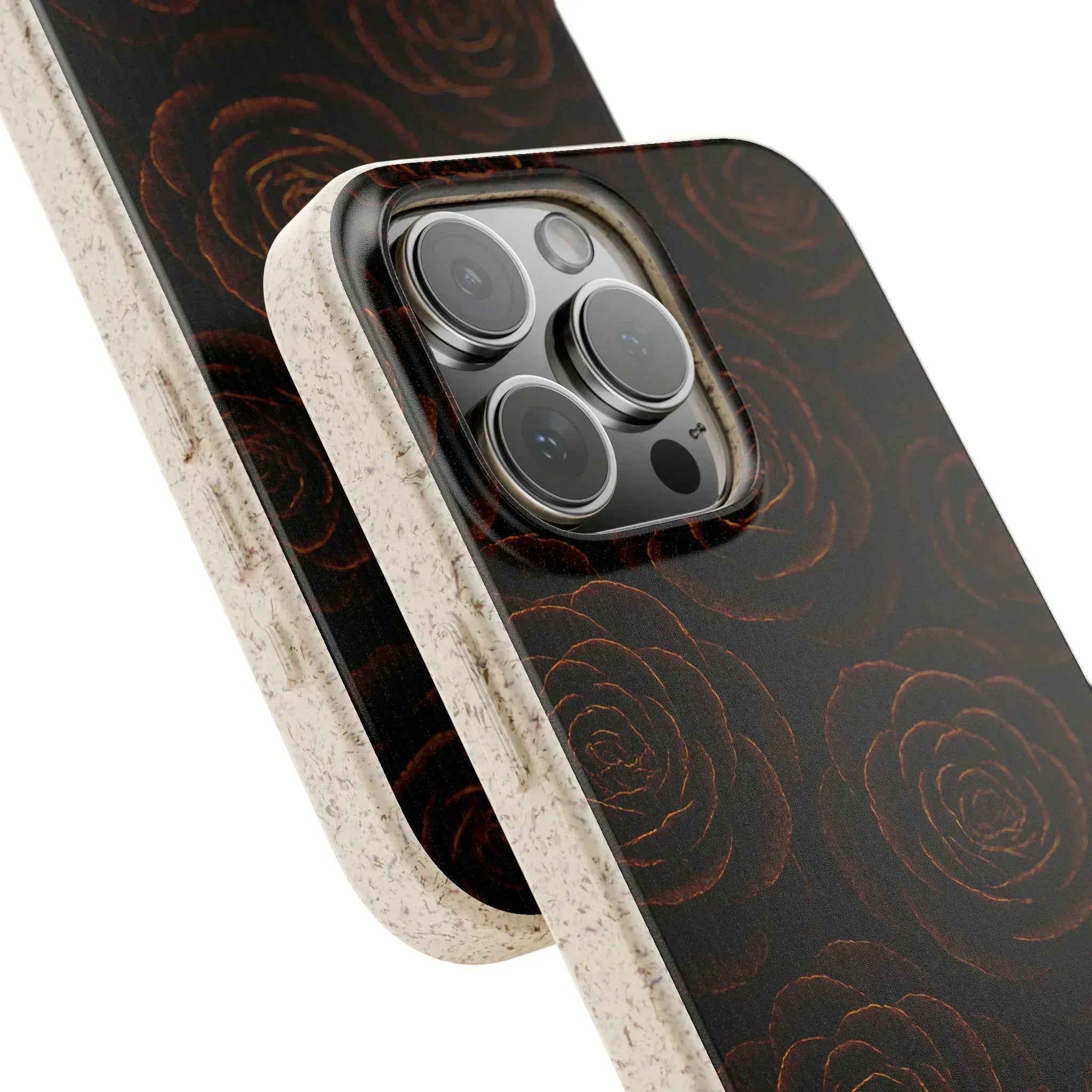 Wooden Roses Phone Case for iPhone 11-16 and Samsung Galaxy S20-S22 - KARARMDESIGN