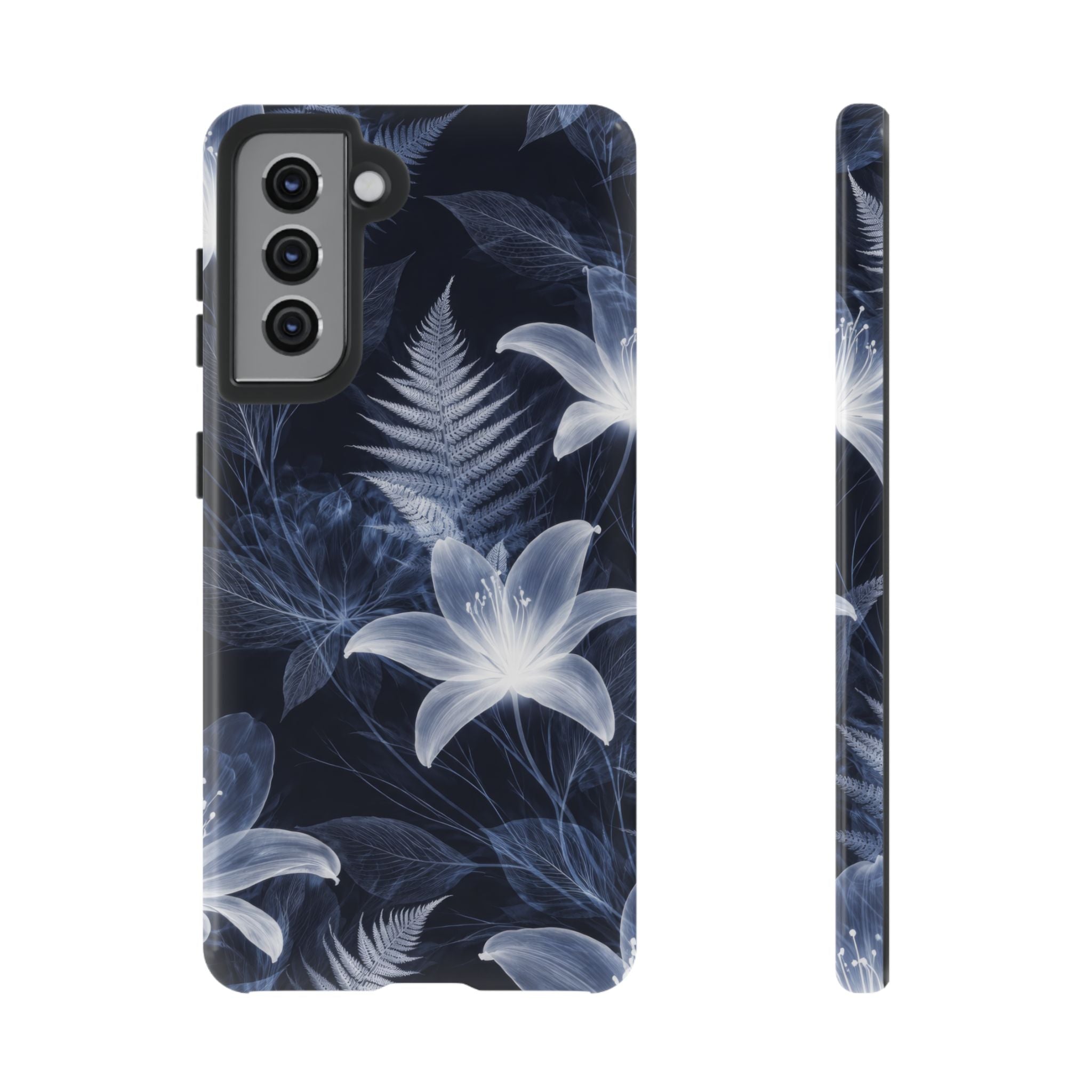 Moonlight Garden Phone Case for iPhone 11-17 and Galaxy S20-S26