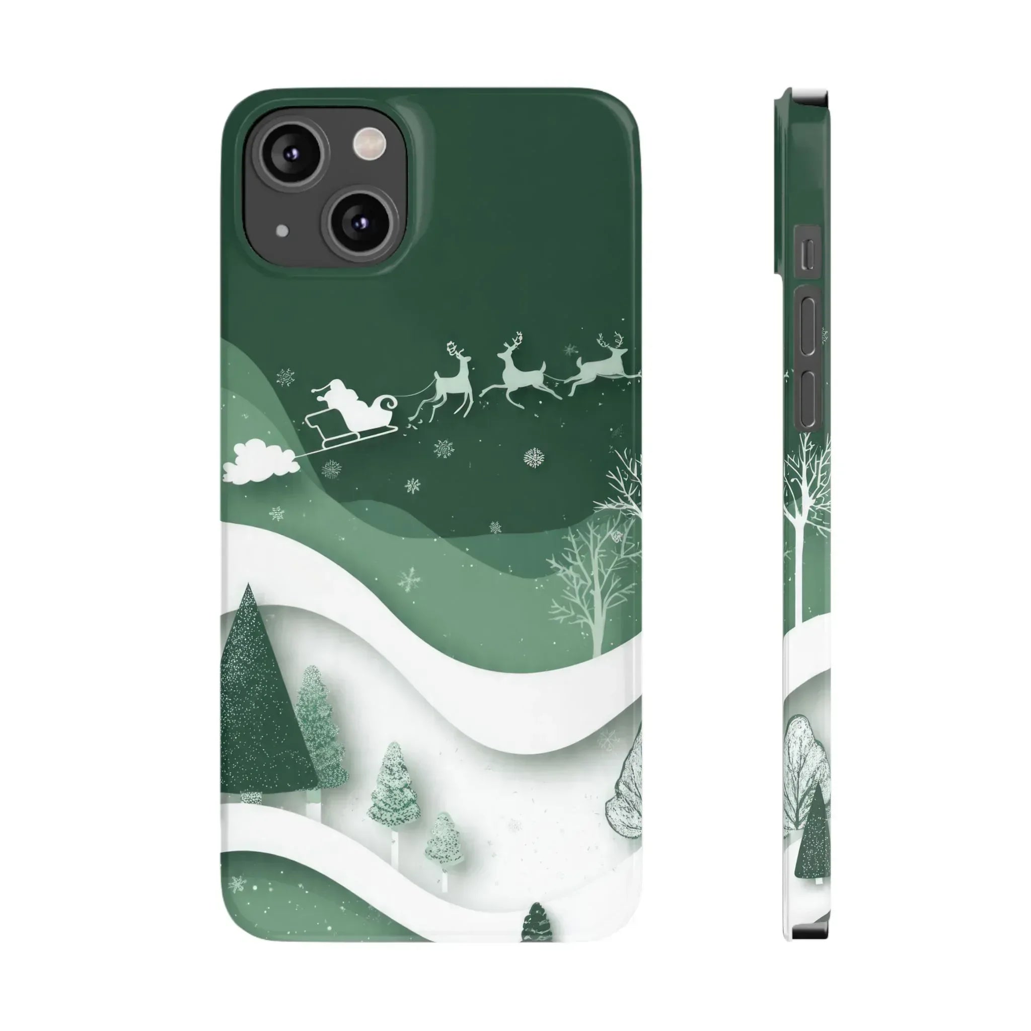 Evergreen Forest Phone Case for iPhone 11–17 - KARARMDESIGN