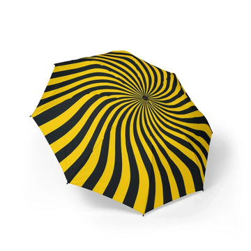 Hypnotic Pattern Umbrella – Semi-Automatic Foldable Umbrella - KARARMDESIGN