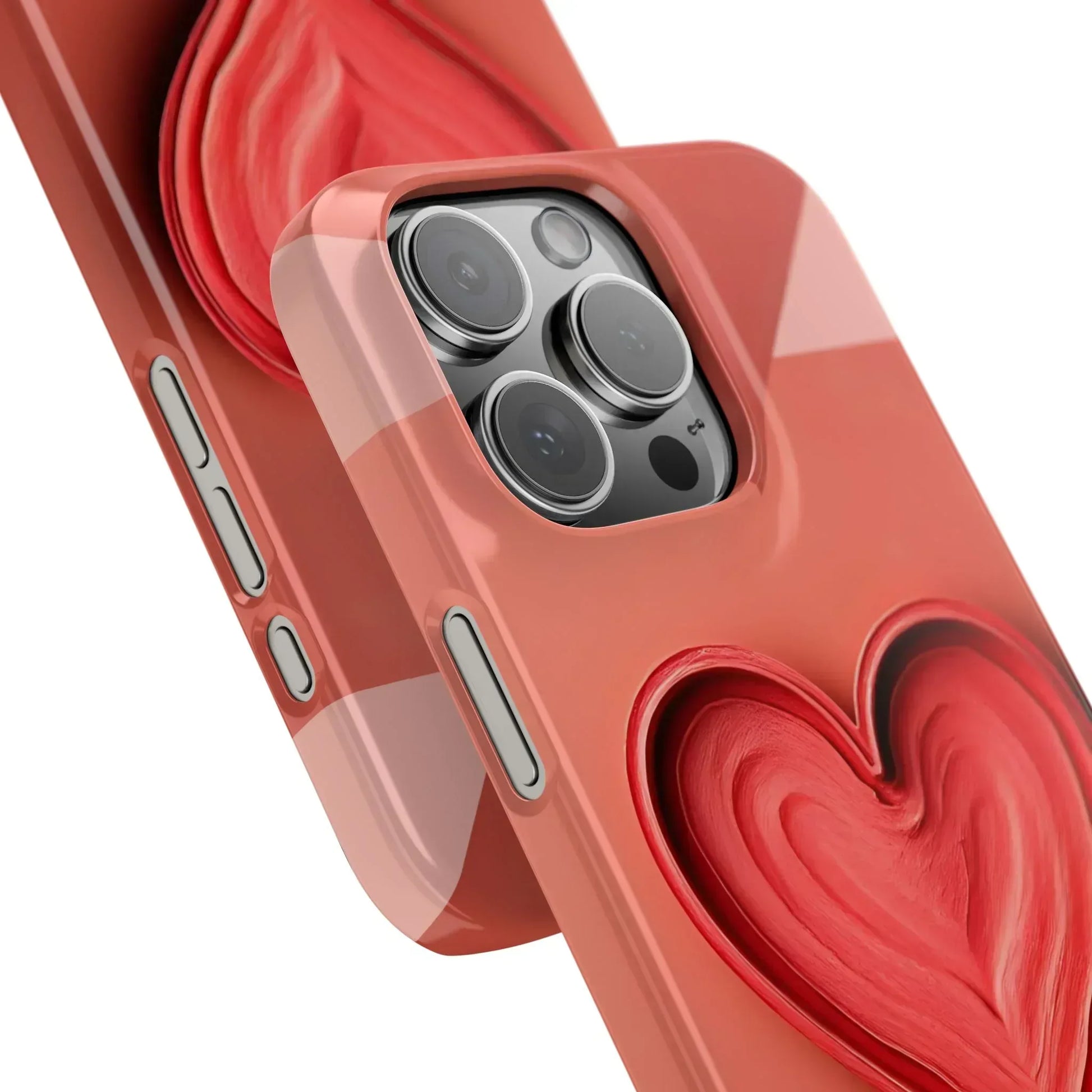 Heart Design Phone Case for iPhone 11-17 - KARARMDESIGN