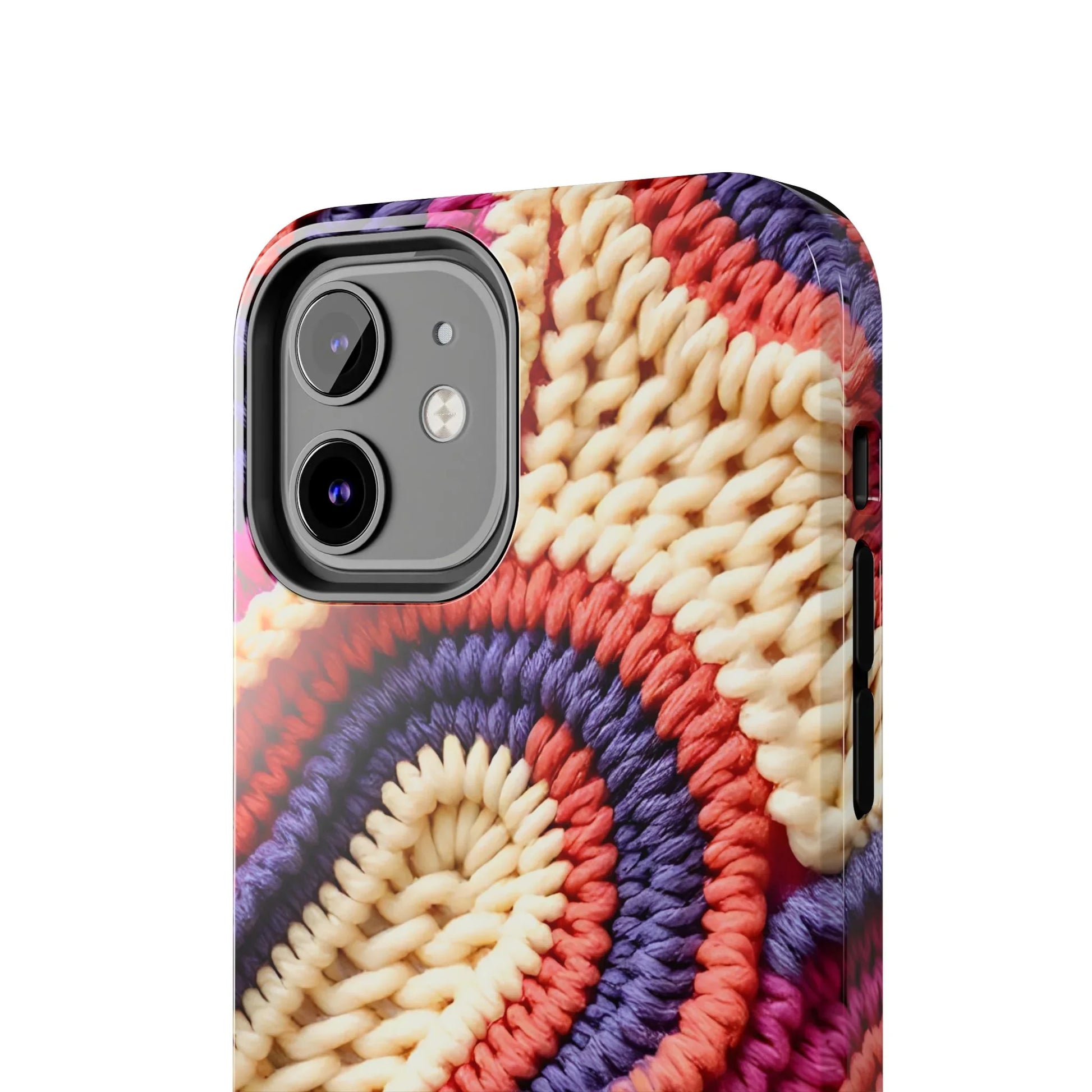 Handwoven Textile Art Phone Case for iPhone 11-17 and Galaxy S21-S25 - KARARMDESIGN