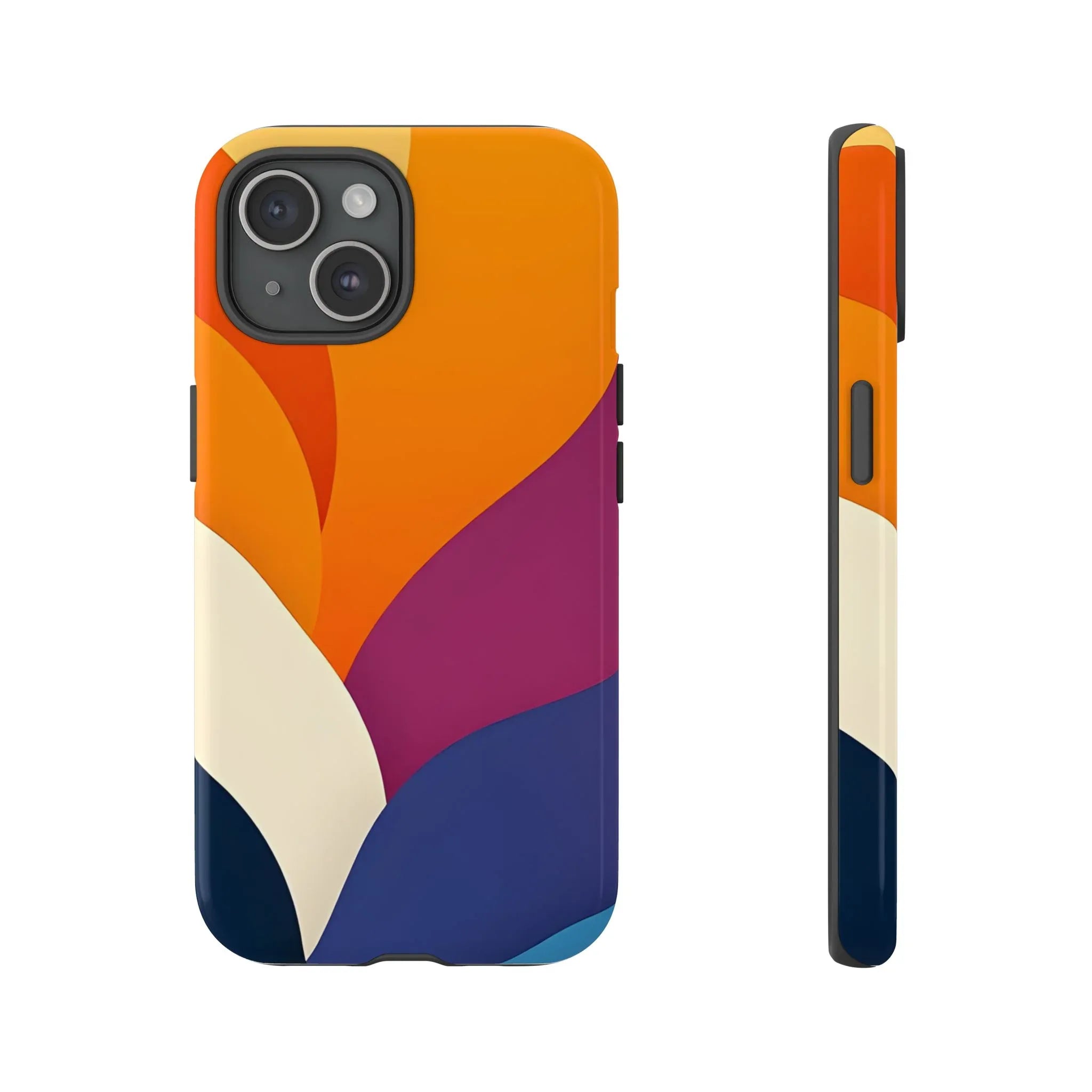 Vibrant Abstract Design Phone Case for iPhone and Galaxy - KARARMDESIGN