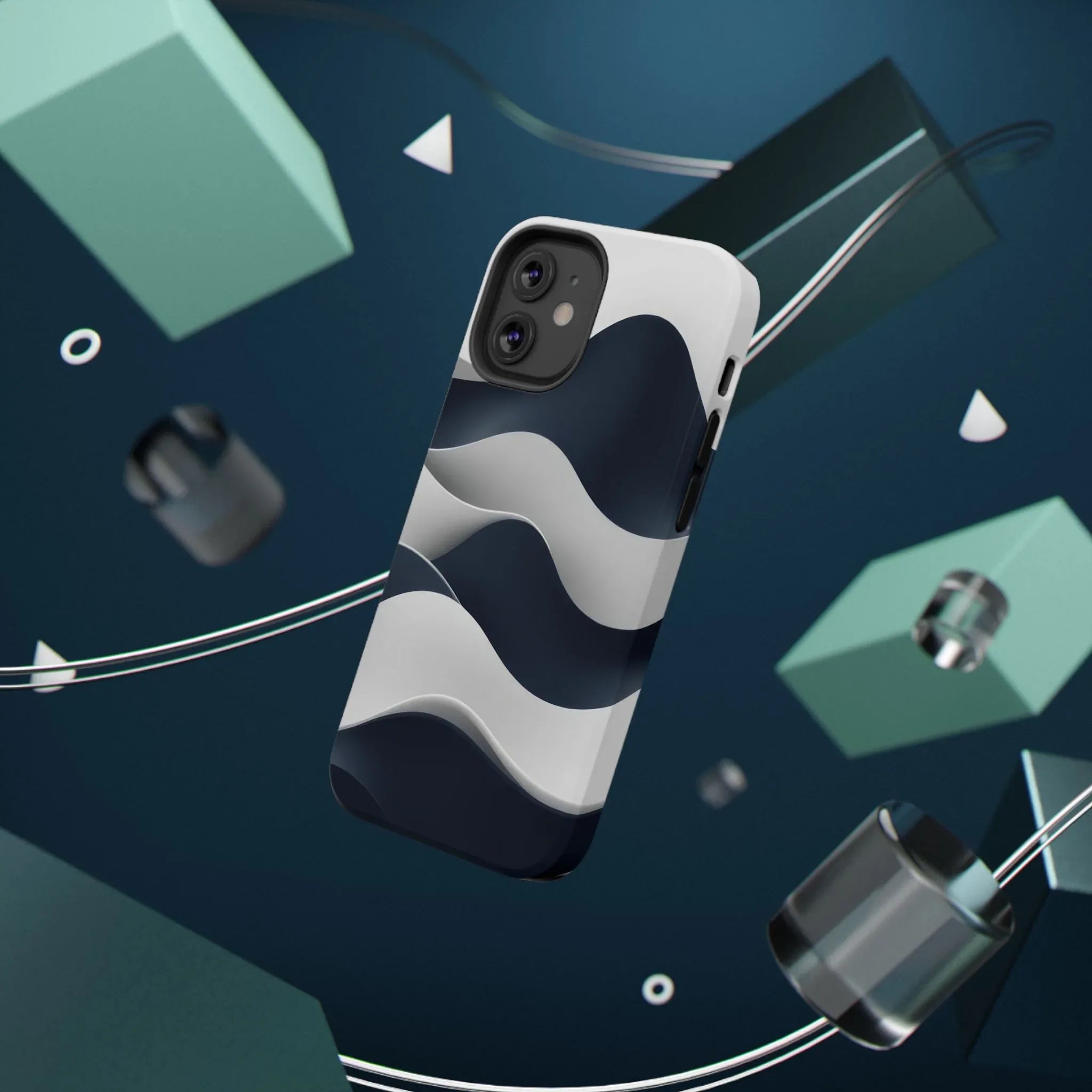 Ocean Flow Phone Case for iPhone 11-17 and Galaxy S21-S22 - KARARMDESIGN