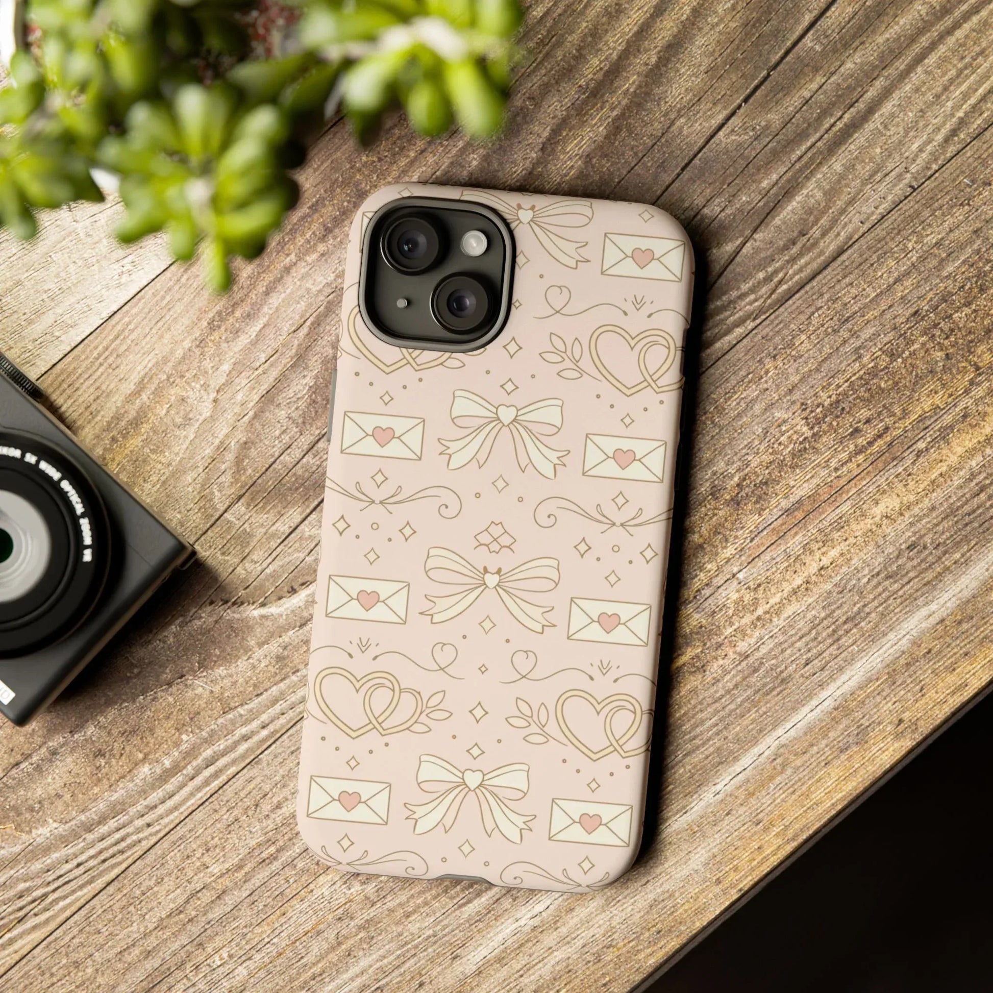 Sweet Romance Tough Phone Case for iPhone 11–17 & Galaxy S10–S25 - KARARMDESIGN