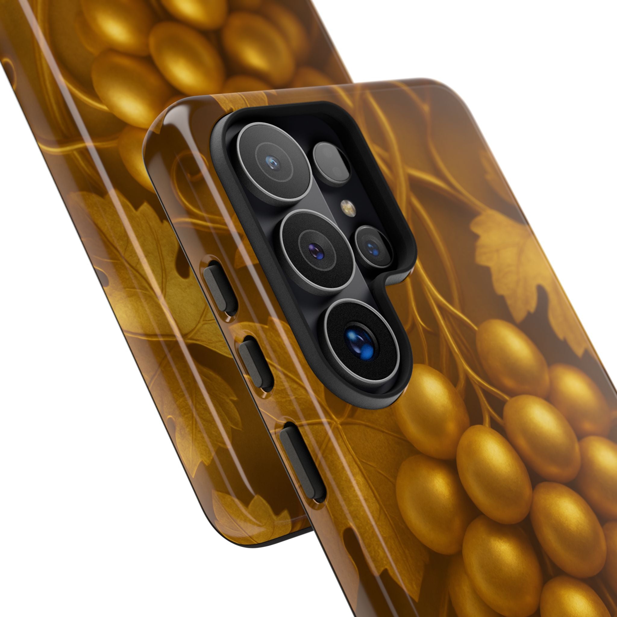 Golden Grapes Tough Phone Case for Samsung Galaxy S20–S26