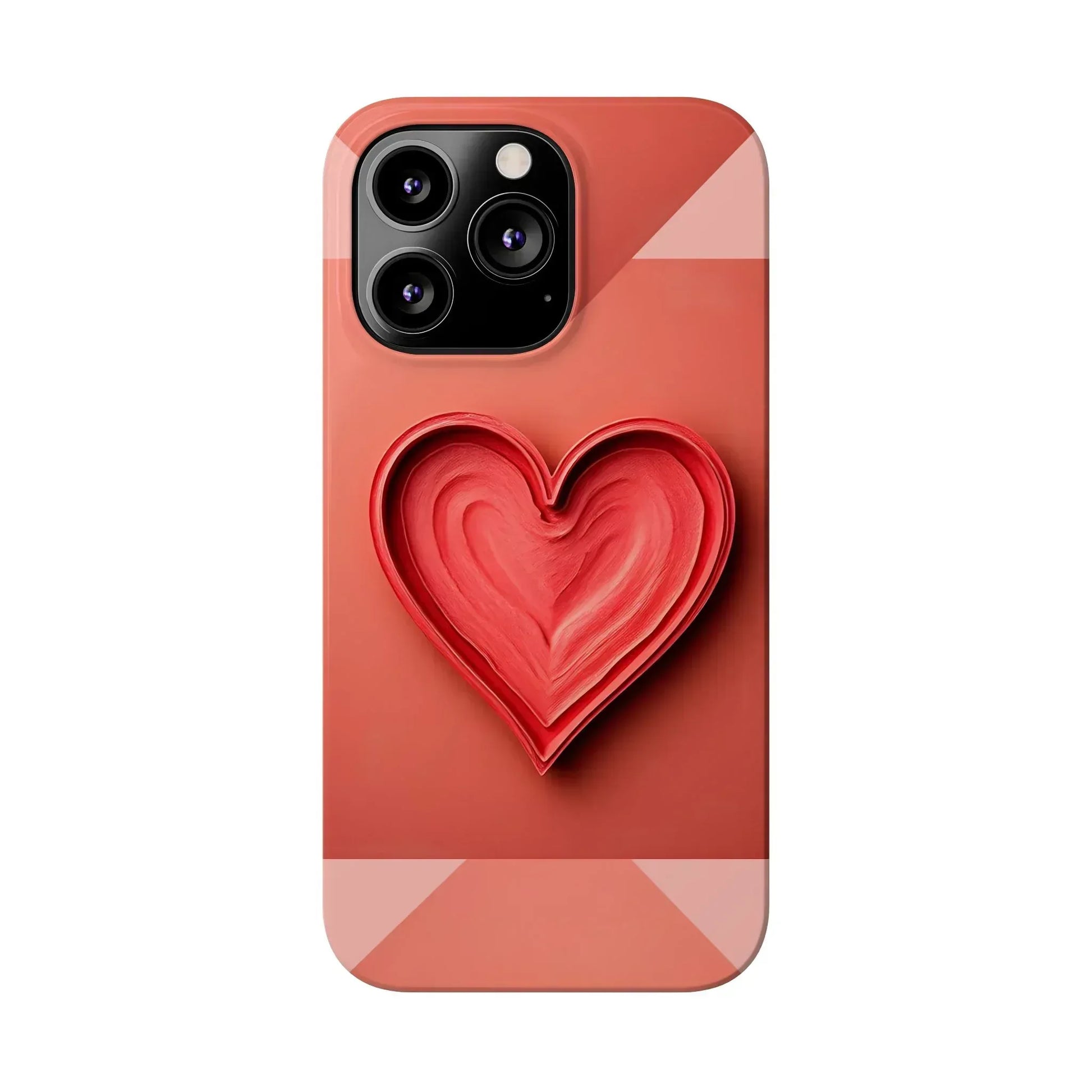 Heart Design Phone Case for iPhone 11-17 - KARARMDESIGN