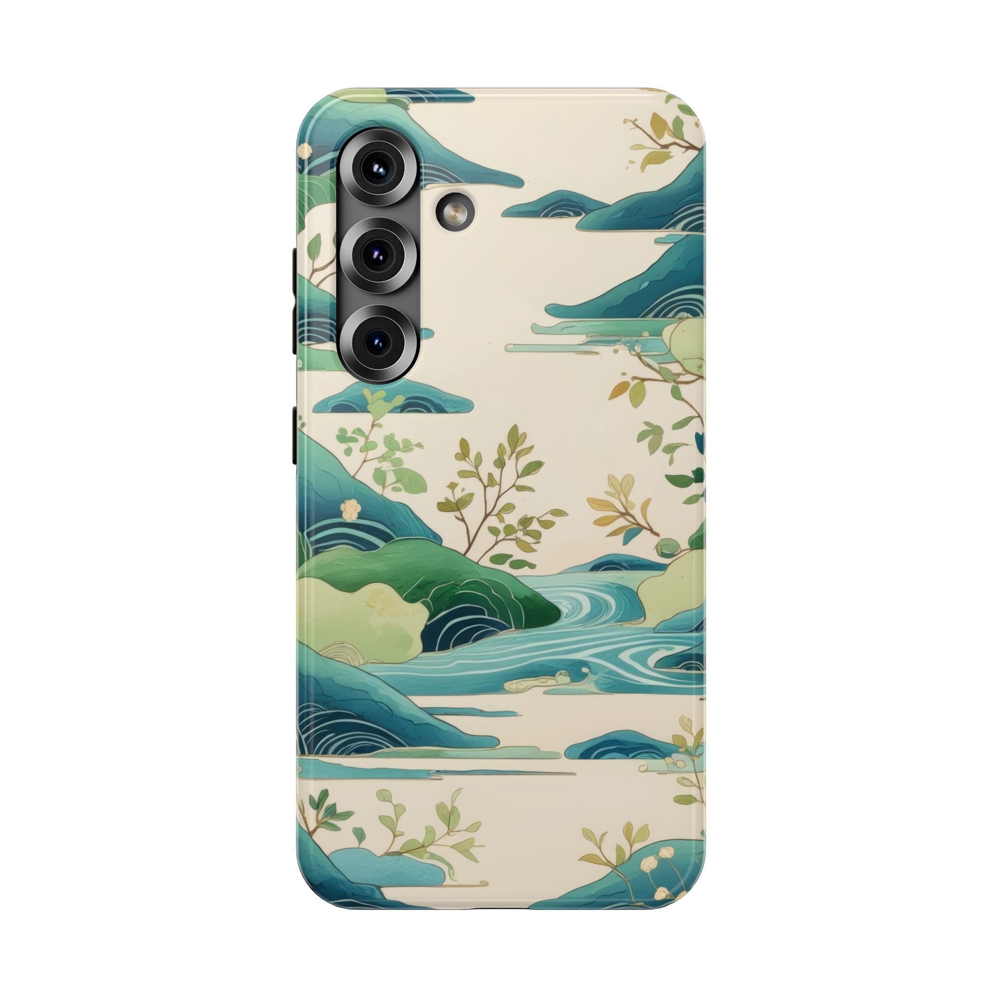 Nature Landscape Phone Case for iPhone 11-17 and Galaxy S22-S26