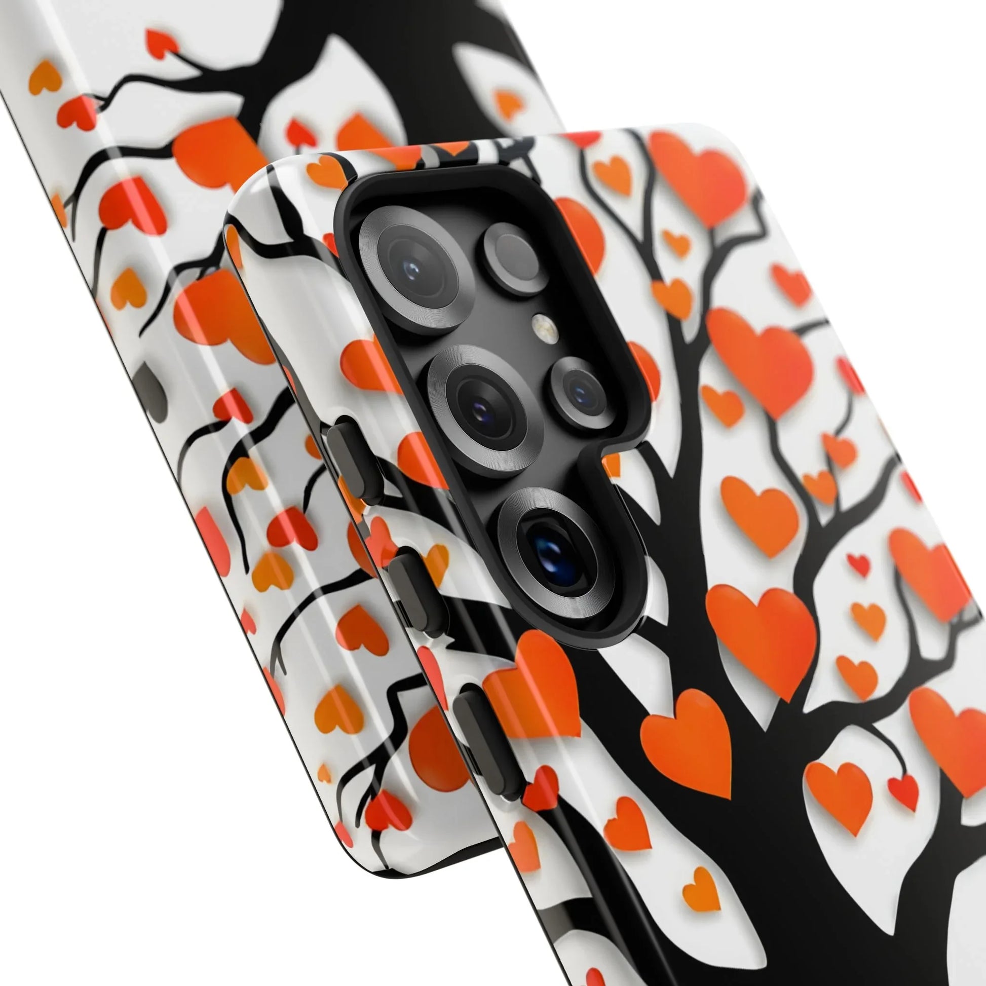 Heart Design Phone Case for iPhone 11–17 and Galaxy S20–S25 - KARARMDESIGN