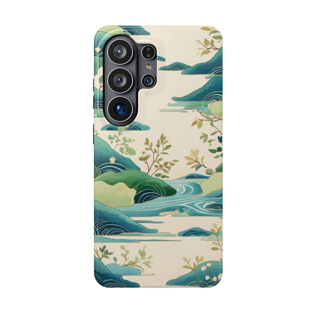 Nature Landscape Phone Case for iPhone 11-17 and Galaxy S22-S26