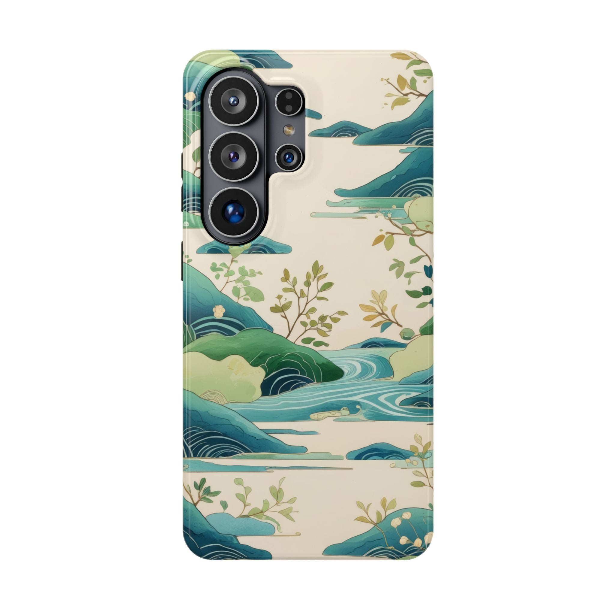 Nature Landscape Phone Case for iPhone 11-17 and Galaxy S22-S26