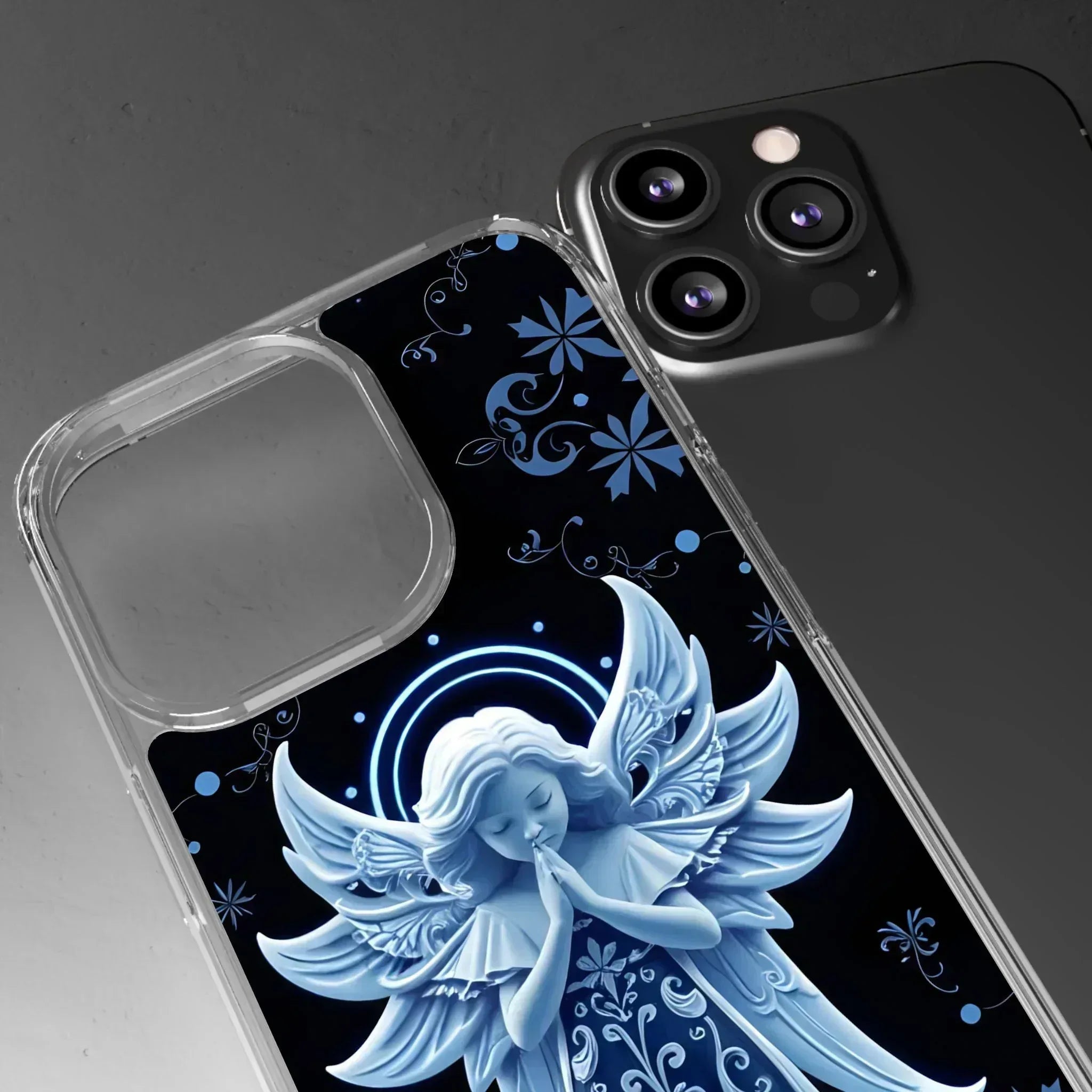 Divine Angel Prayer Design Phone Case for iPhone 12-16 - KARARMDESIGN