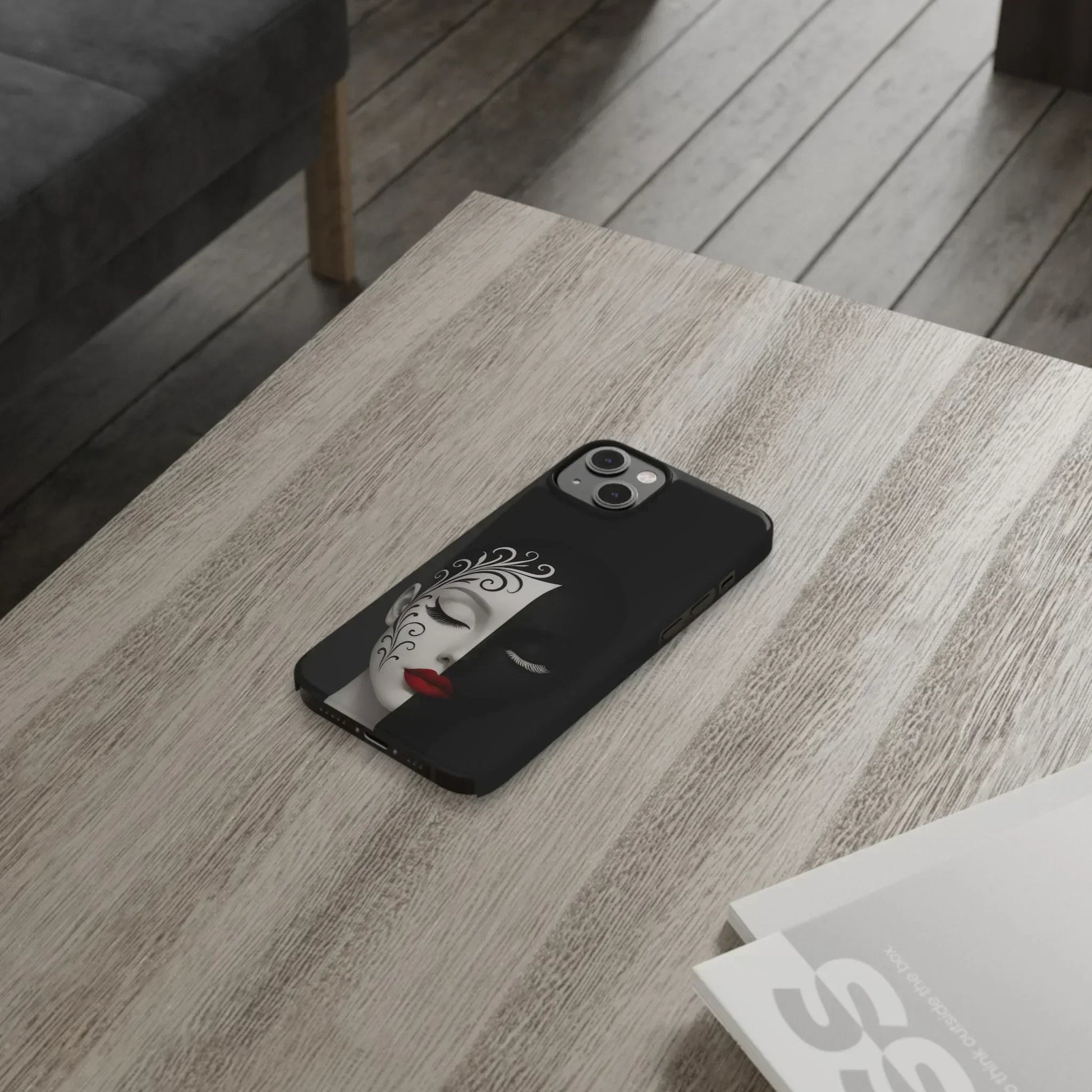 Artistic Head Design Phone Case for iPhone 7-16 Models - KarArmDesign