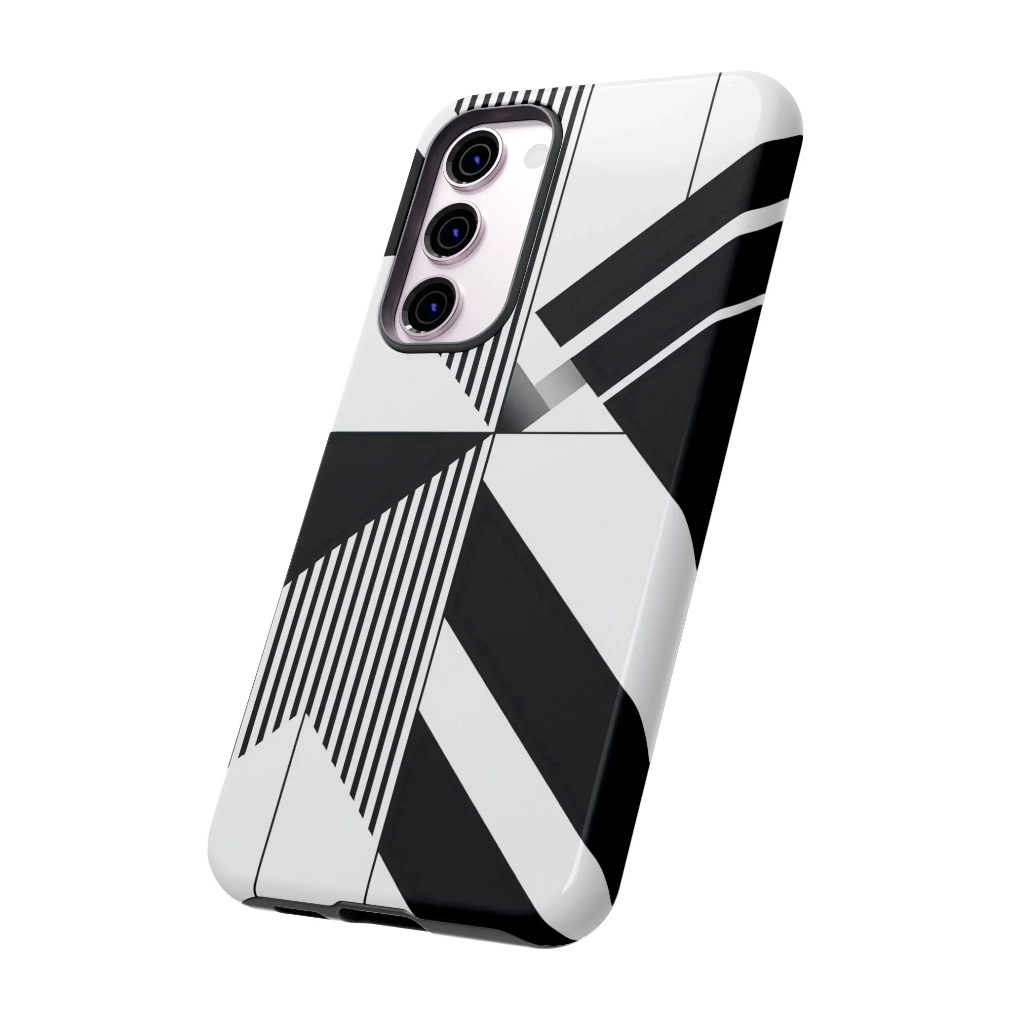 Monochrome Tough Phone Case for iPhone 11-16 and Galaxy S20–S25 - KARARMDESIGN
