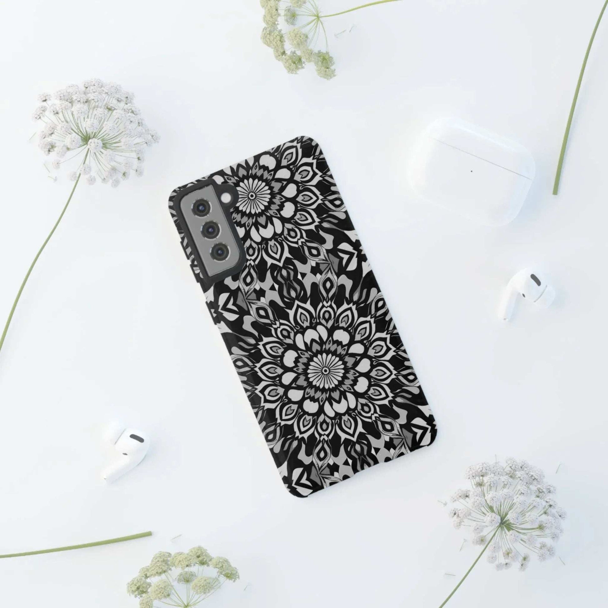 Mandala Phone Case for iPhone and Galaxy - KARARMDESIGN
