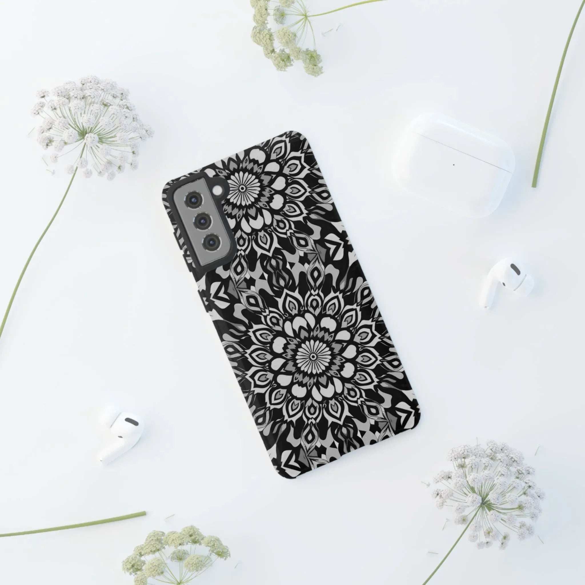 Mandala Phone Case for iPhone and Galaxy - KARARMDESIGN