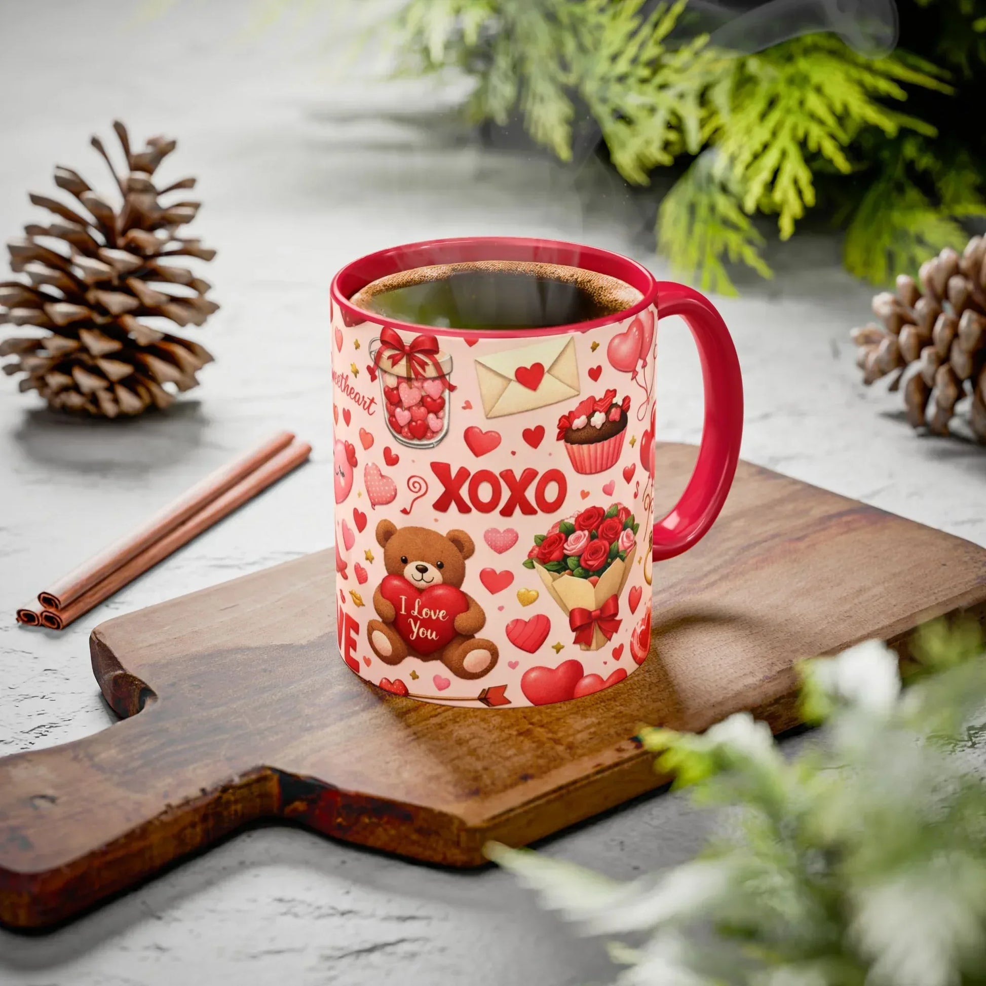 Sweetheart Love Mug - Colorful Mugs (11oz, 15oz) - KARARMDESIGN