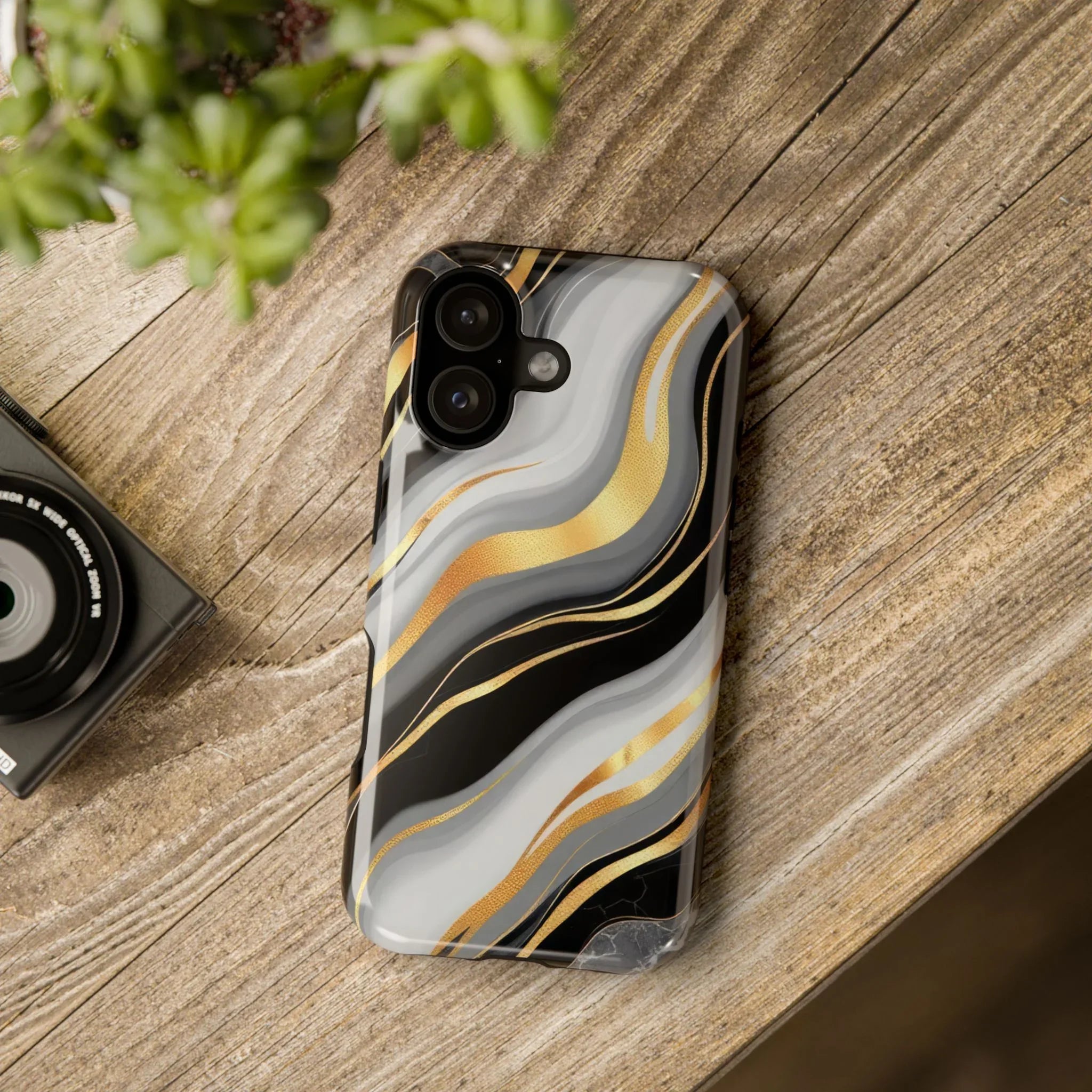 Modern Marble Flow Phone Case for iPhone 11-17 - KARARMDESIGN