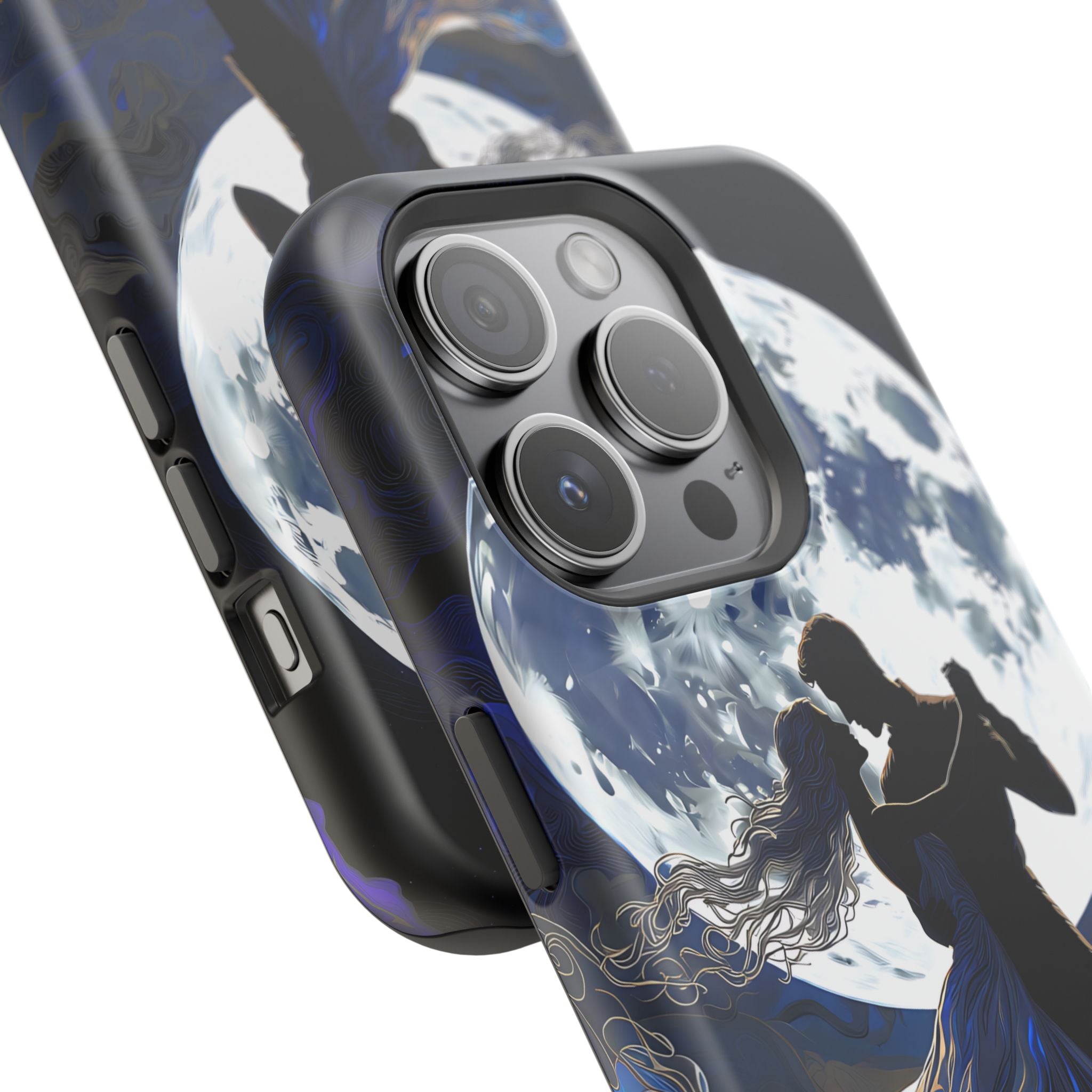 Romantic Moonlight Dance Magnetic Phone Case – iPhone 15–17 & Samsung Galaxy S26