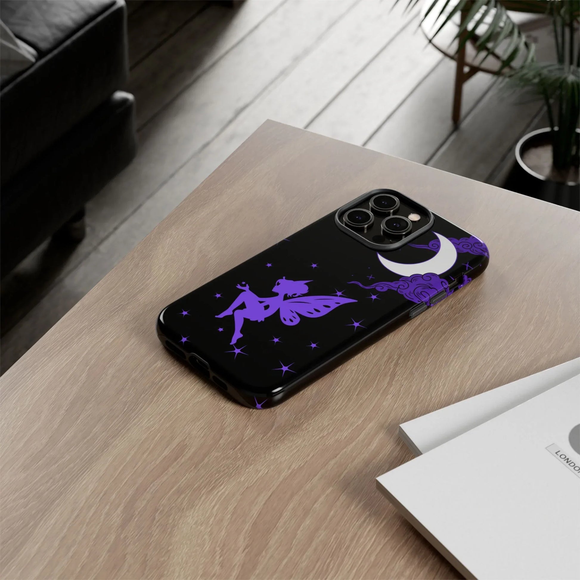 Moonlit Fairy Phone Case for iPhone 8-16 and Galaxy S10-S23 - KARARMDESIGN