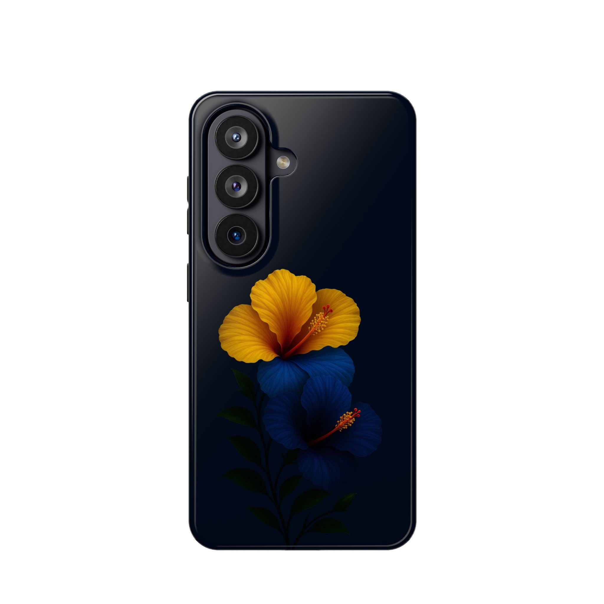 Elegant Hibiscus Phone Case for iPhone 11-17 and Galaxy S21-S22