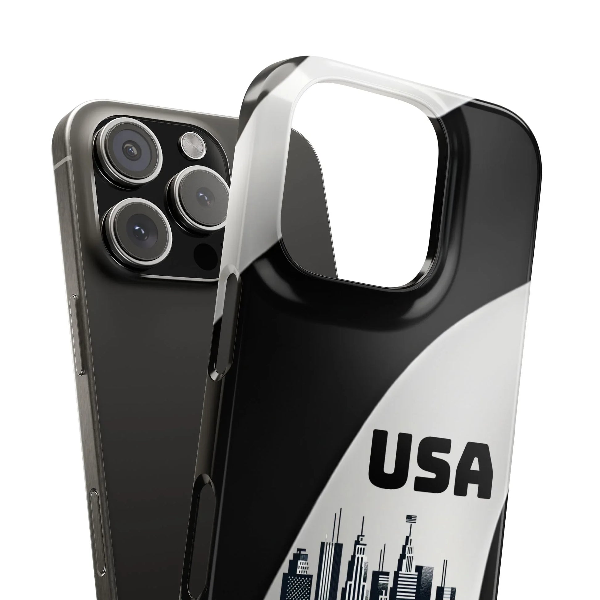 Monochrome New York City Phone Case for iPhone, Galaxy & Pixel - KARARMDESIGN