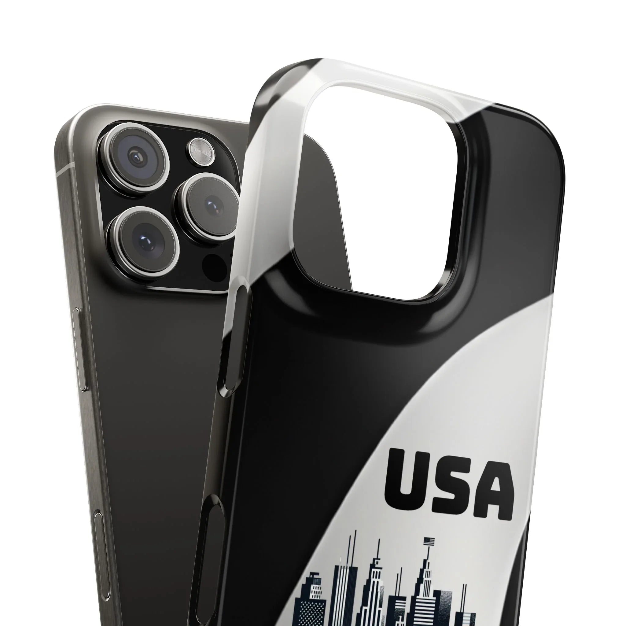 Monochrome New York City Phone Case for iPhone, Galaxy & Pixel - KARARMDESIGN