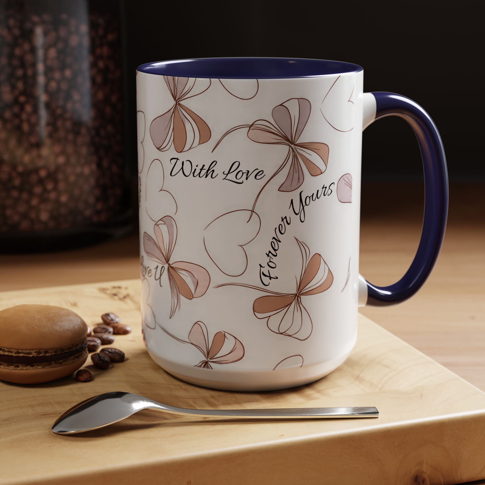 Love Messages Accent Coffee Mug (11, 15oz)