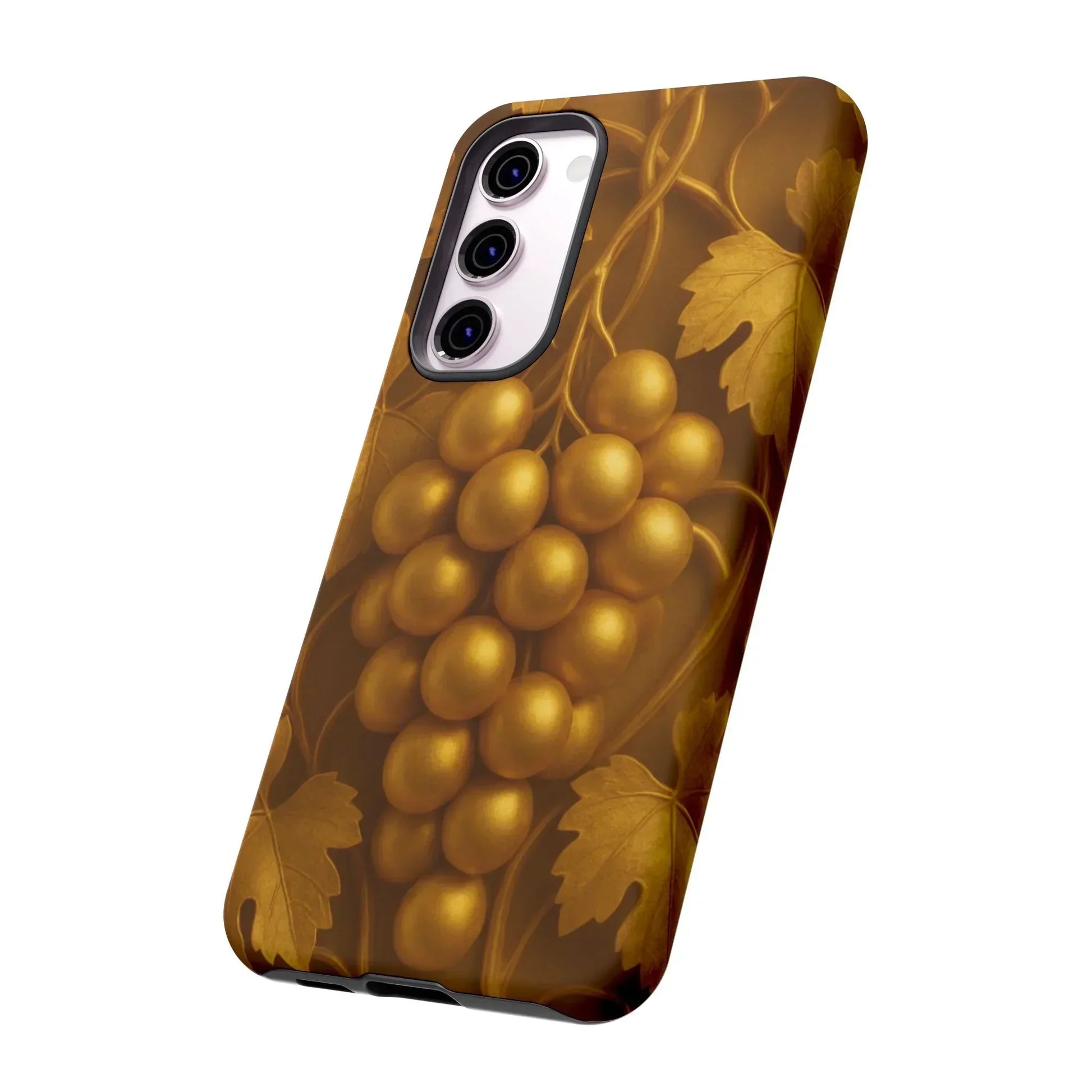 Golden Grapes Phone Case for Samsung Galaxy S10-S25 Models - KarArmDesign