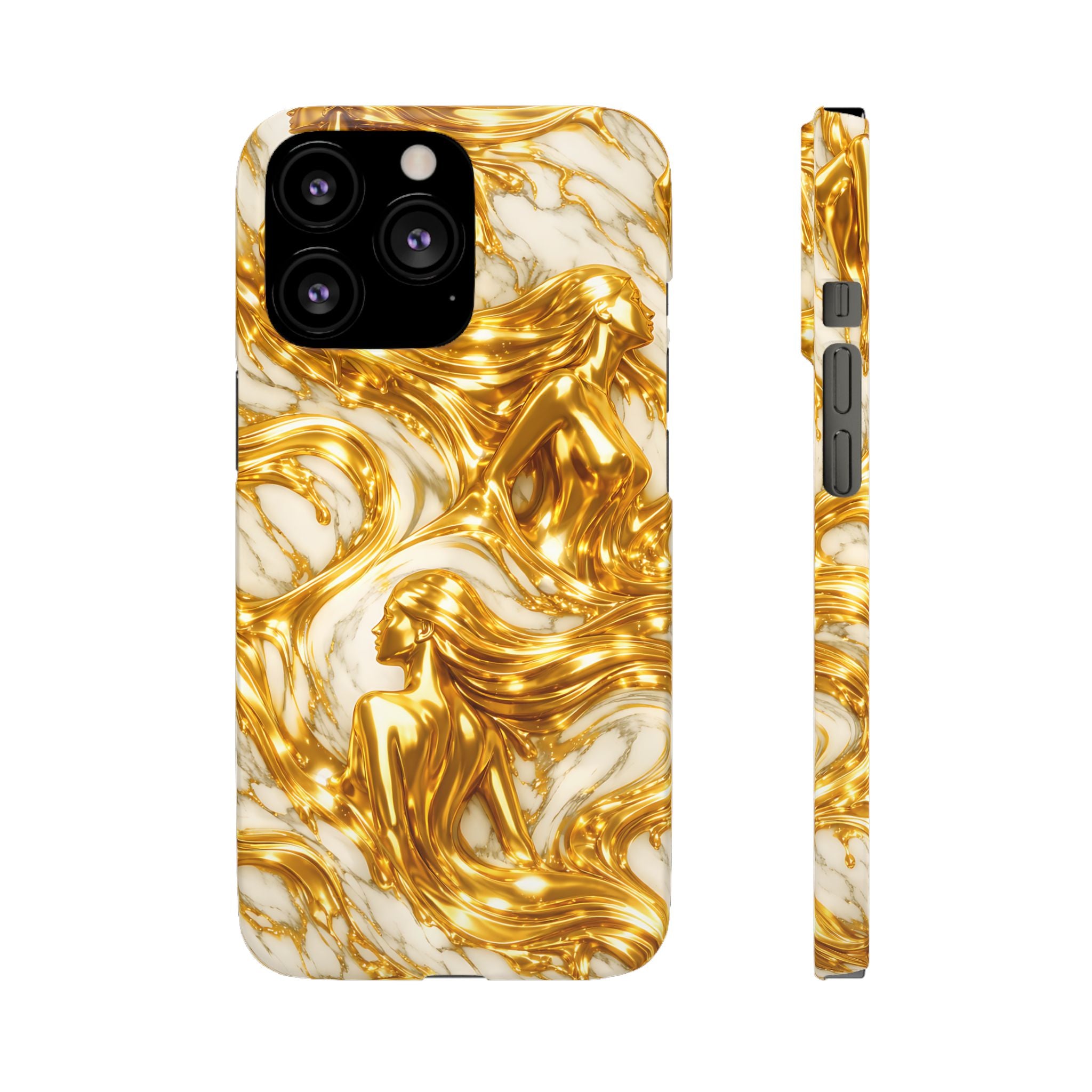Divine Gold Woman Snap Phone Case for iPhone & Galaxy