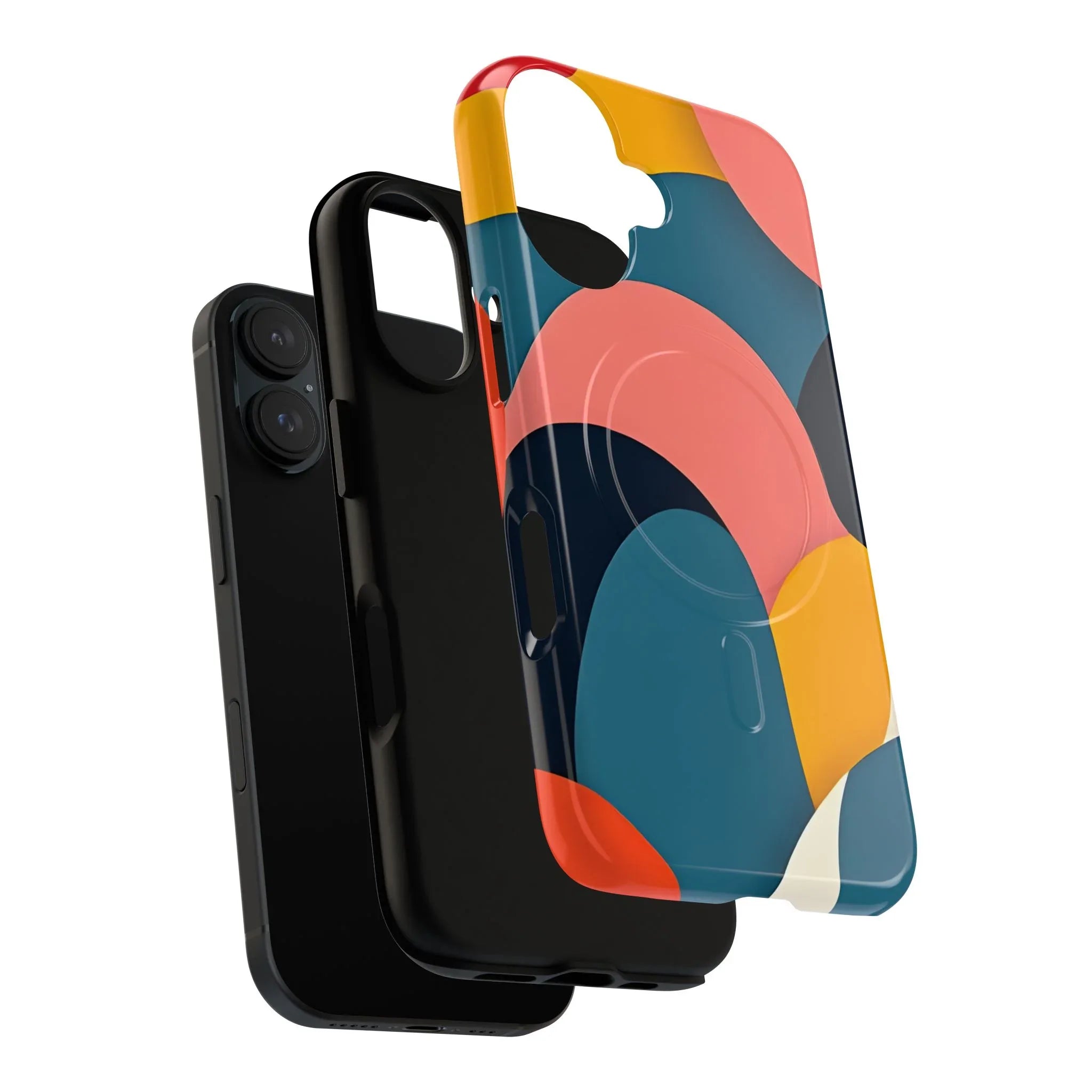 Colorful Abstract Art Phone Case for iPhone 13-17 - KARARMDESIGN