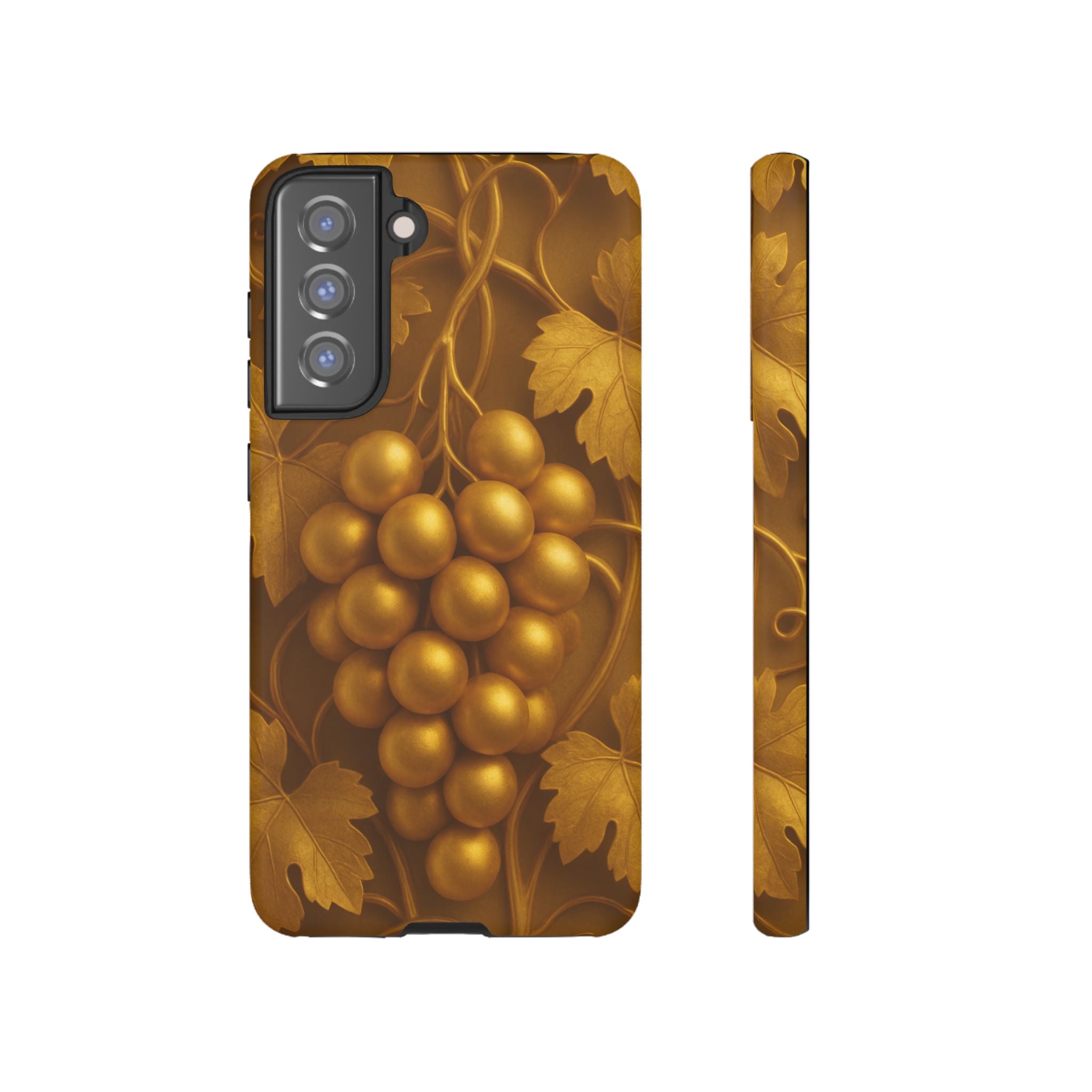 Golden Grapes Tough Phone Case for Samsung Galaxy S20–S26