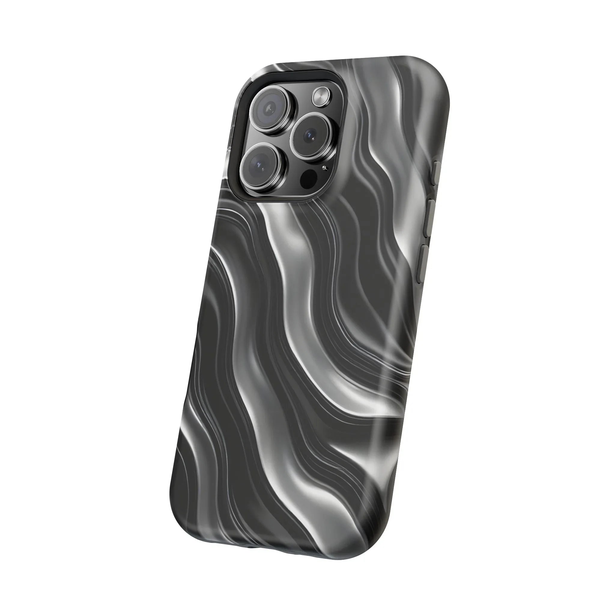 Wavy Illusion Marble Phone Case for iPhone 13-17 - KARARMDESIGN